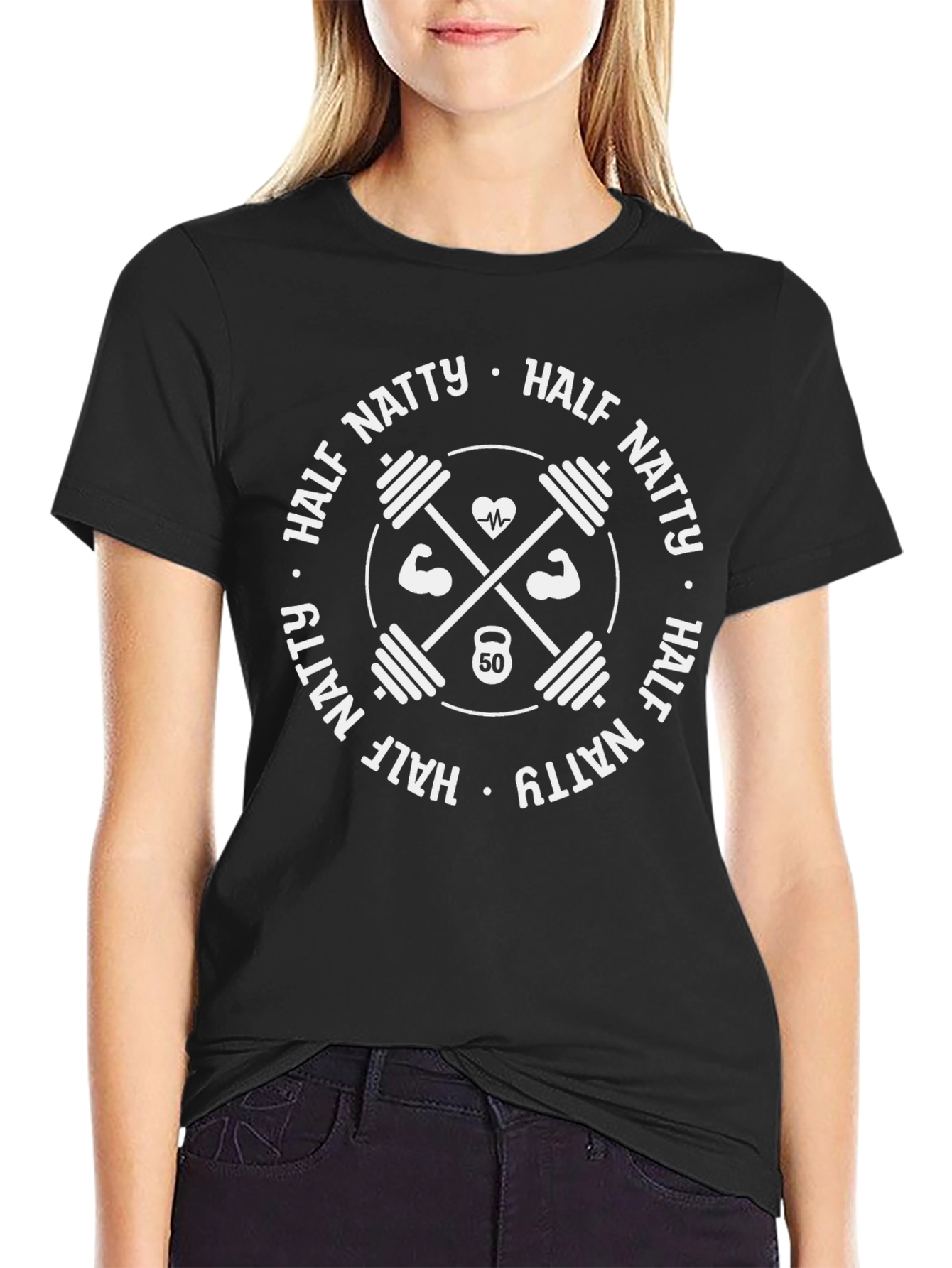 Half Natty Weightlifting Graphic T-Shirt