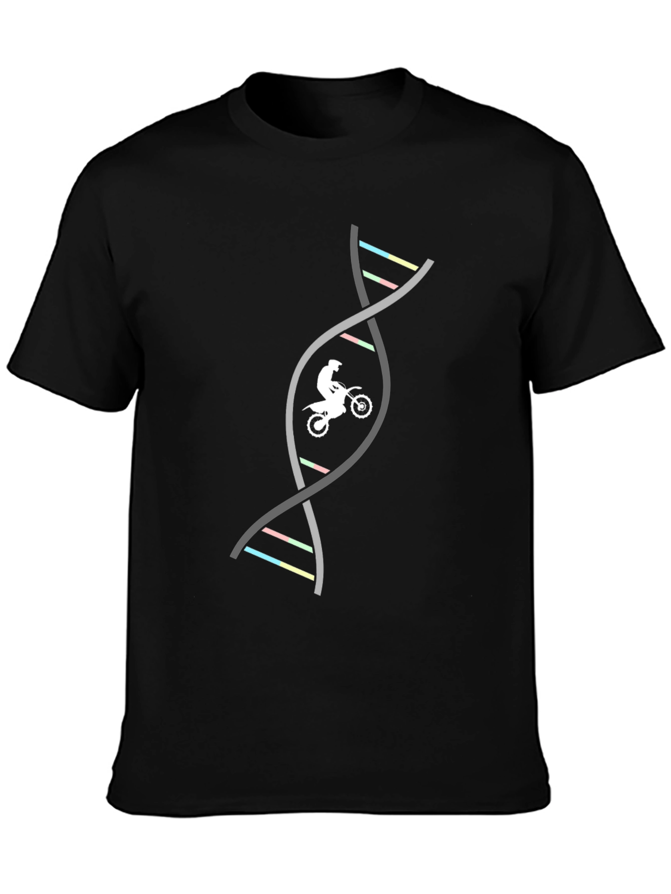 Motocross DNA Graphic T-Shirt - Black
