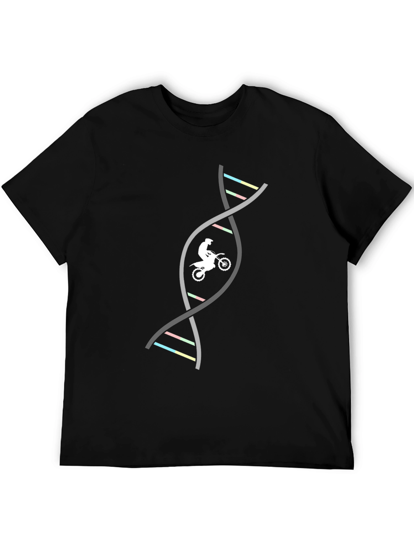 Motocross DNA Graphic T-Shirt - Black