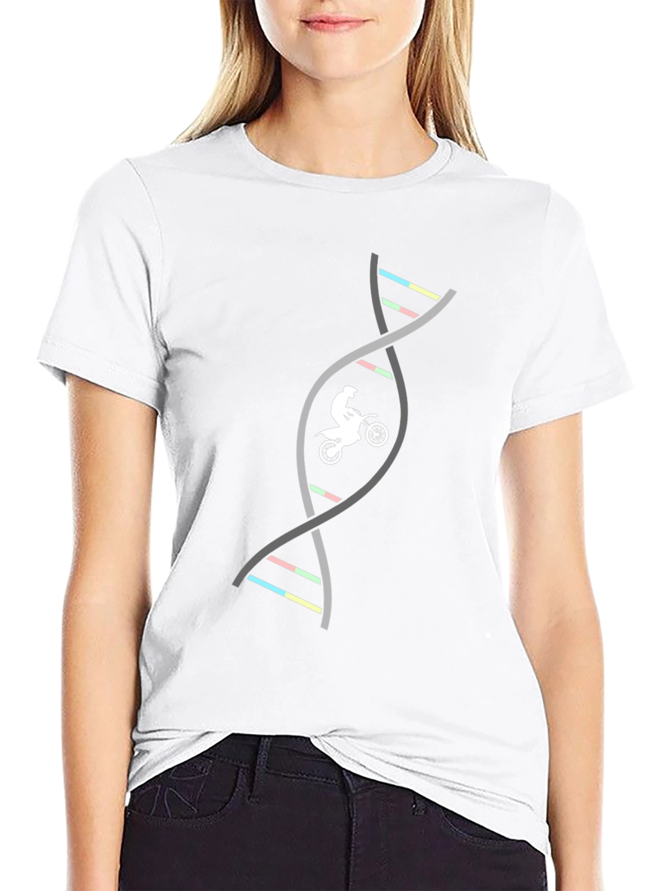 Motocross DNA Graphic T-Shirt - Black