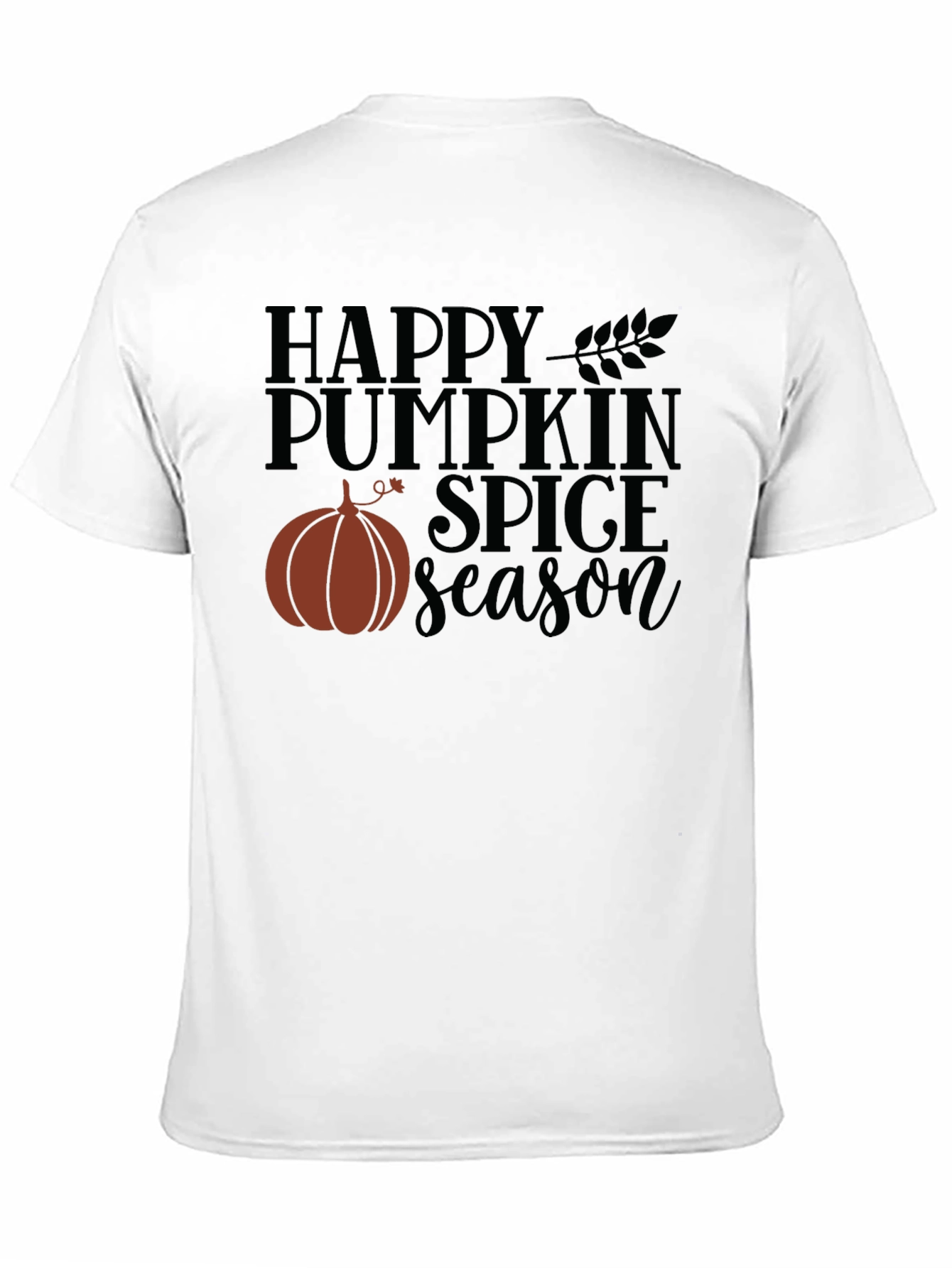 Happy Pumpkin Spice Season Black T-Shirt