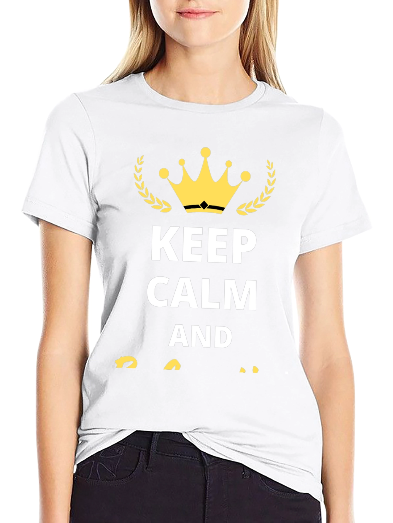 Keep Calm T-Shirt - Black Graphic Tee