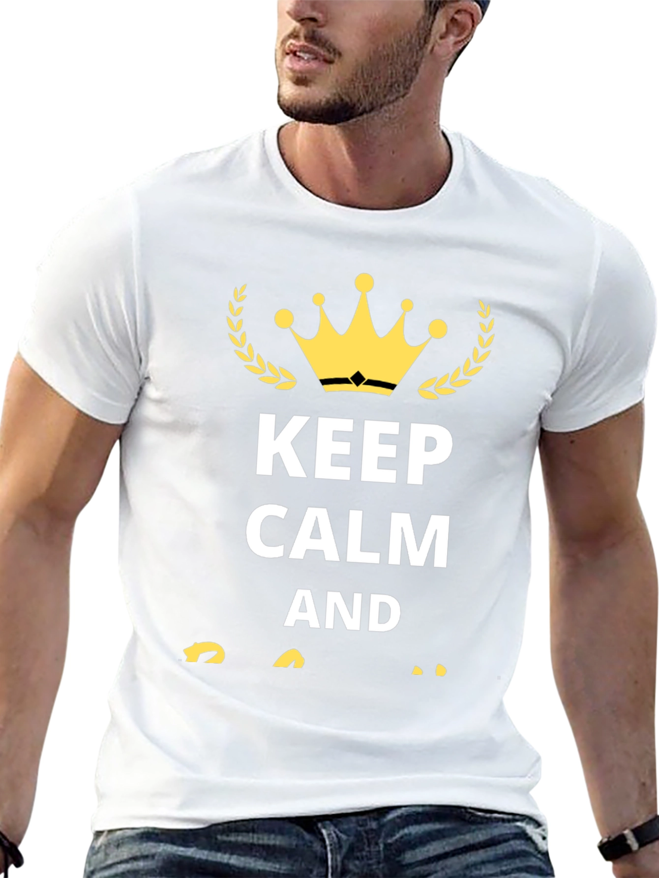 Keep Calm T-Shirt - Black Graphic Tee