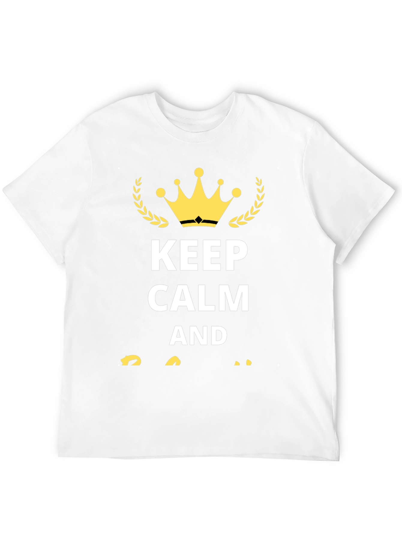 Keep Calm T-Shirt - Black Graphic Tee