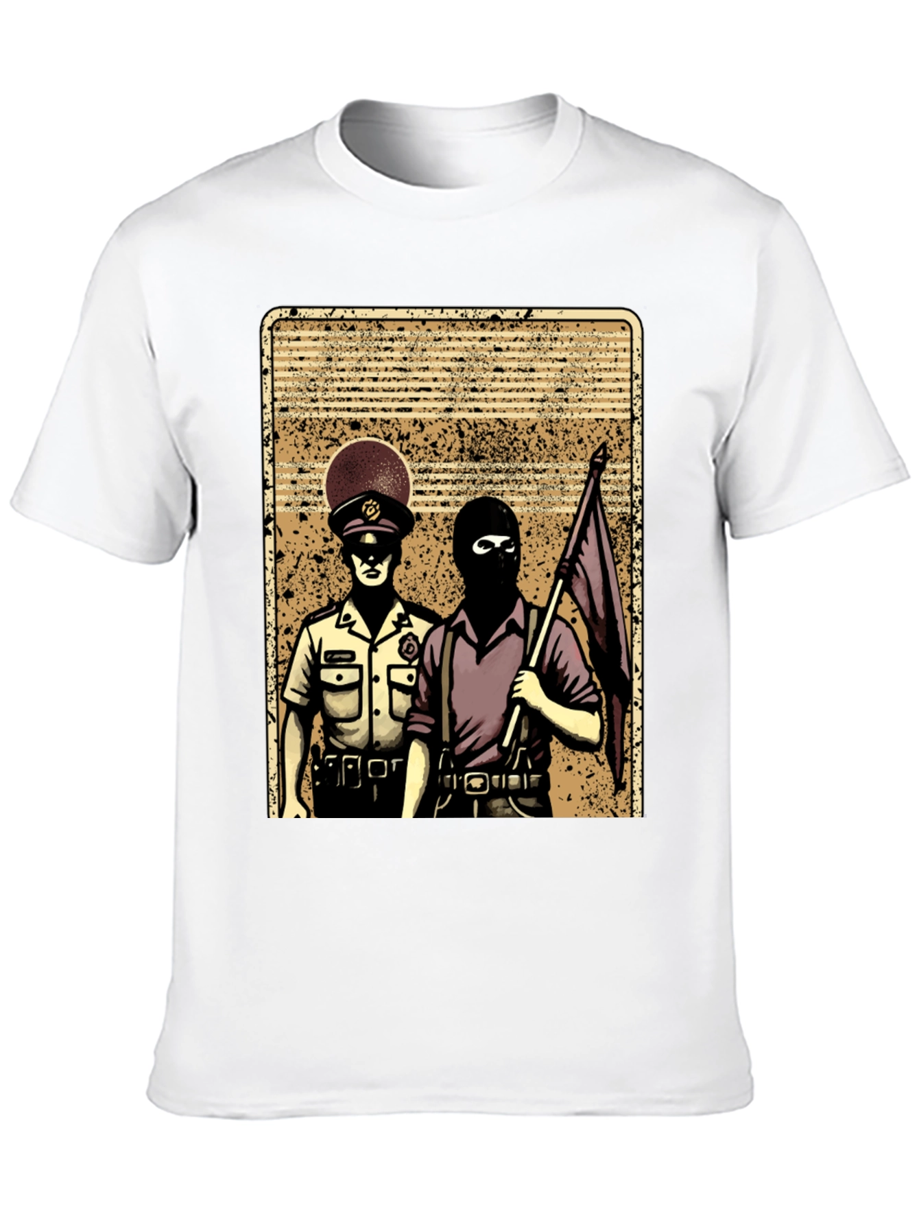 Political Graphic Tee - Law & Disorder