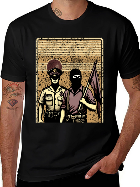 Political Graphic Tee - Law & Disorder