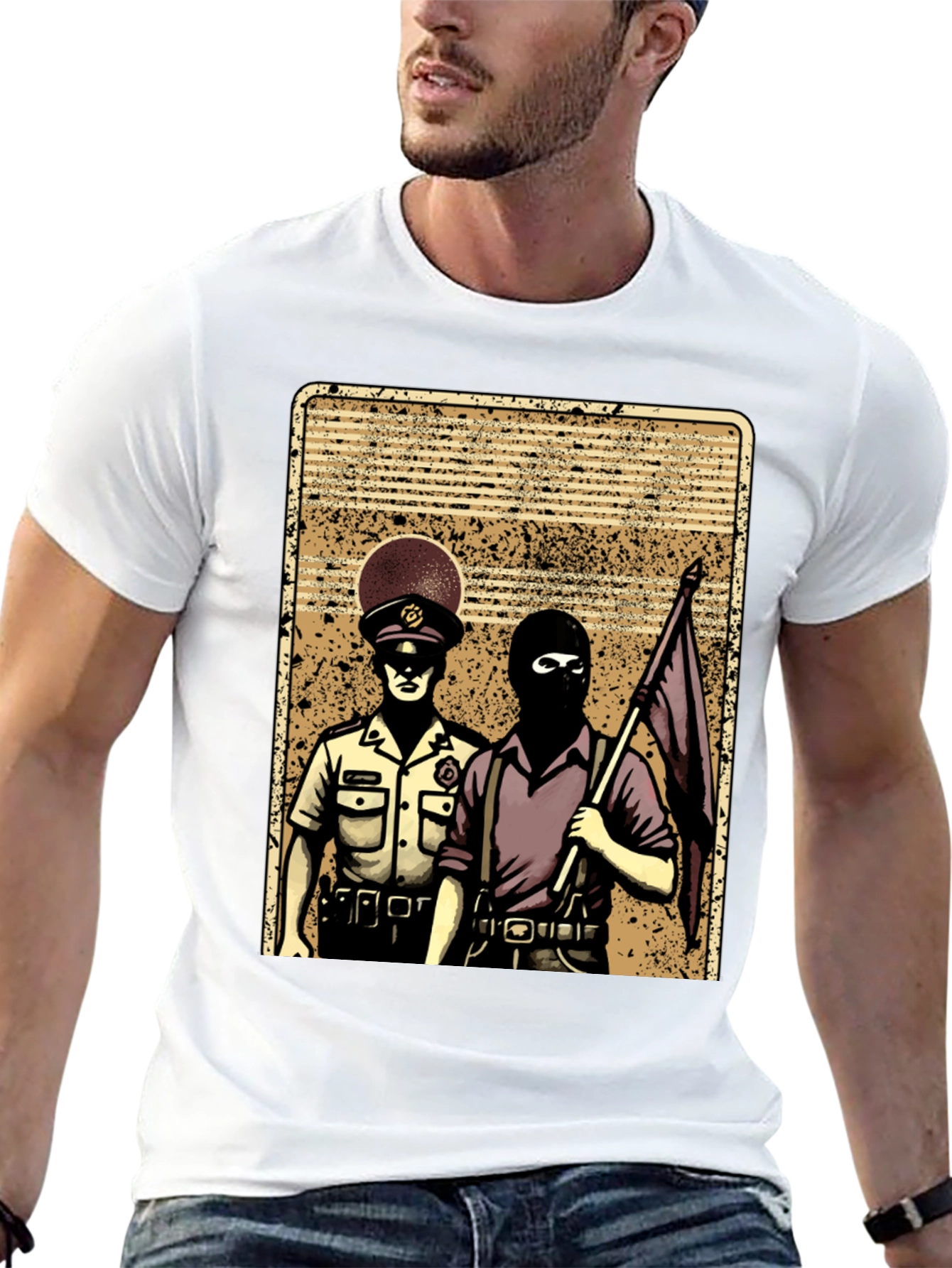 Political Graphic Tee - Law & Disorder