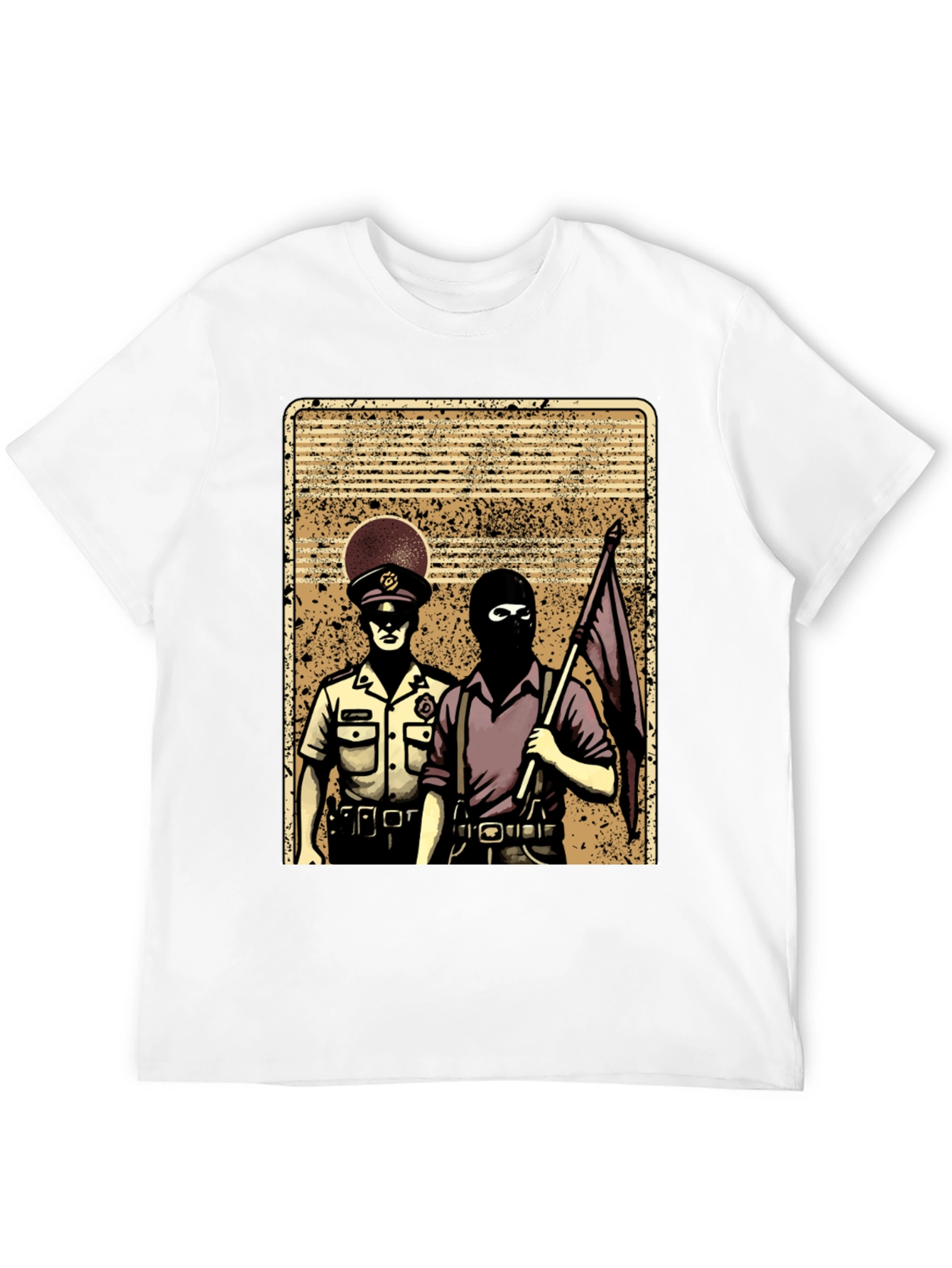 Political Graphic Tee - Law & Disorder