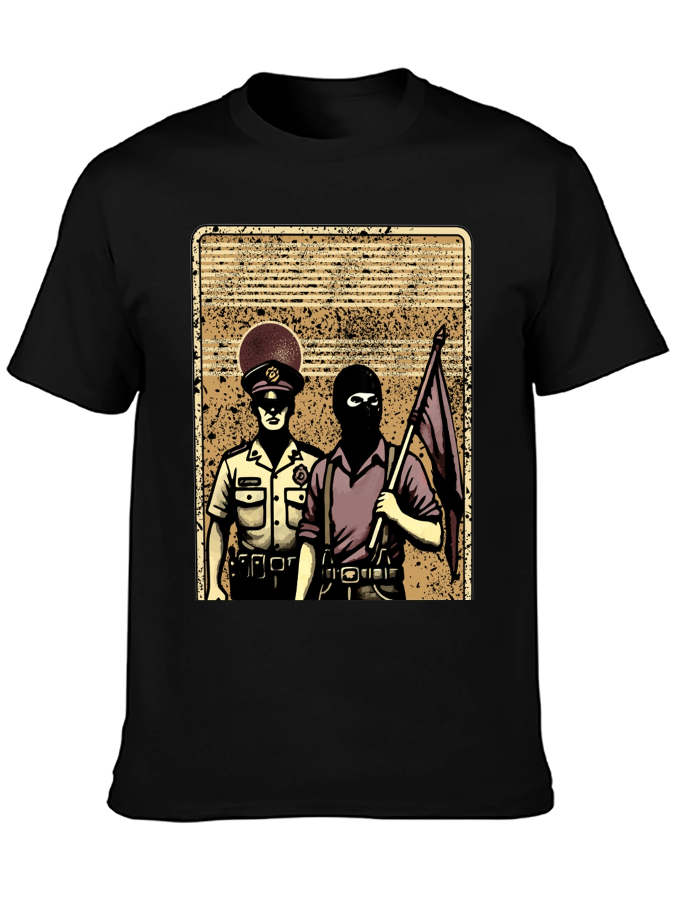 Political Graphic Tee - Law & Disorder