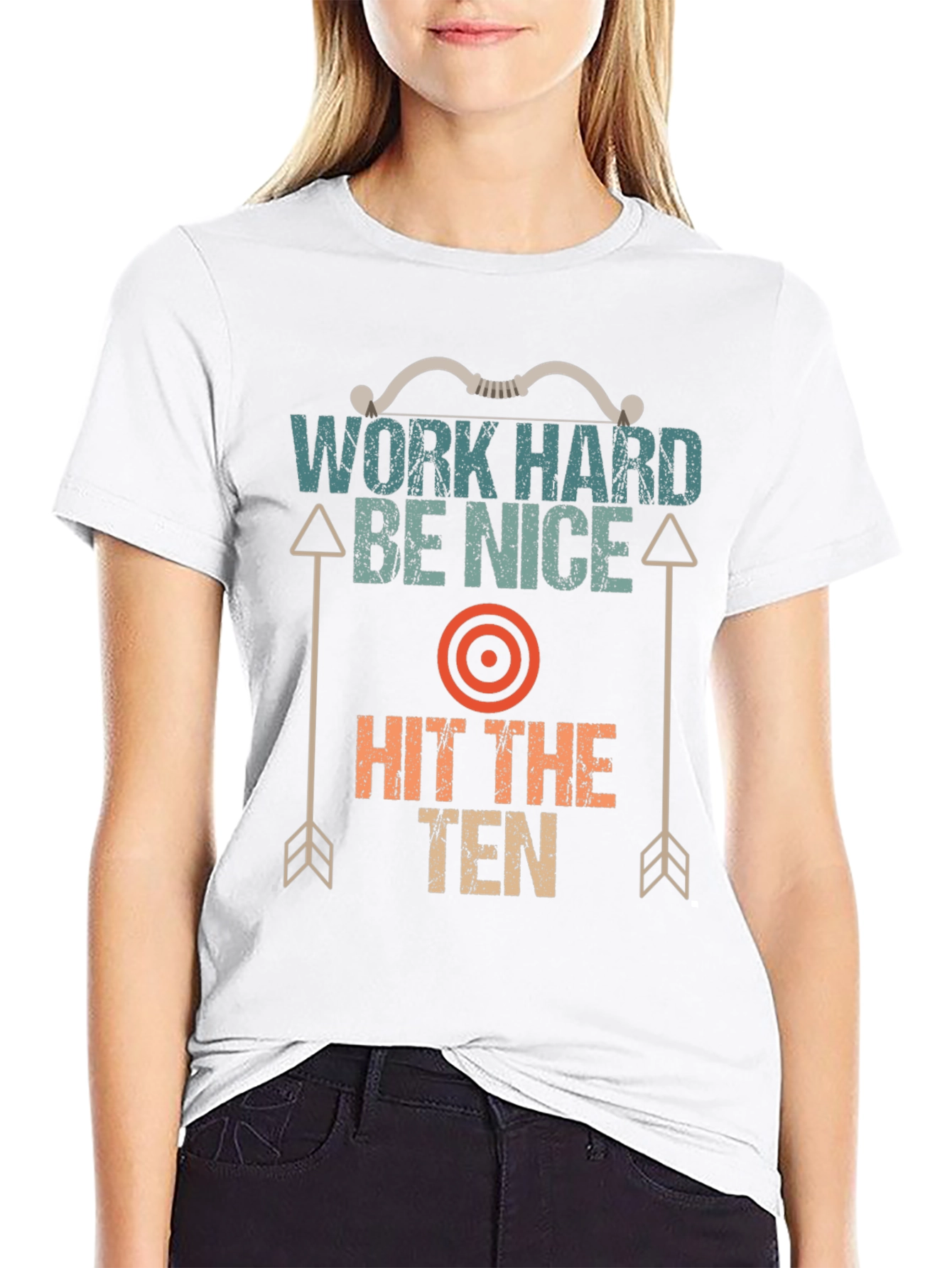 Work Hard Be Nice Archery T-Shirt