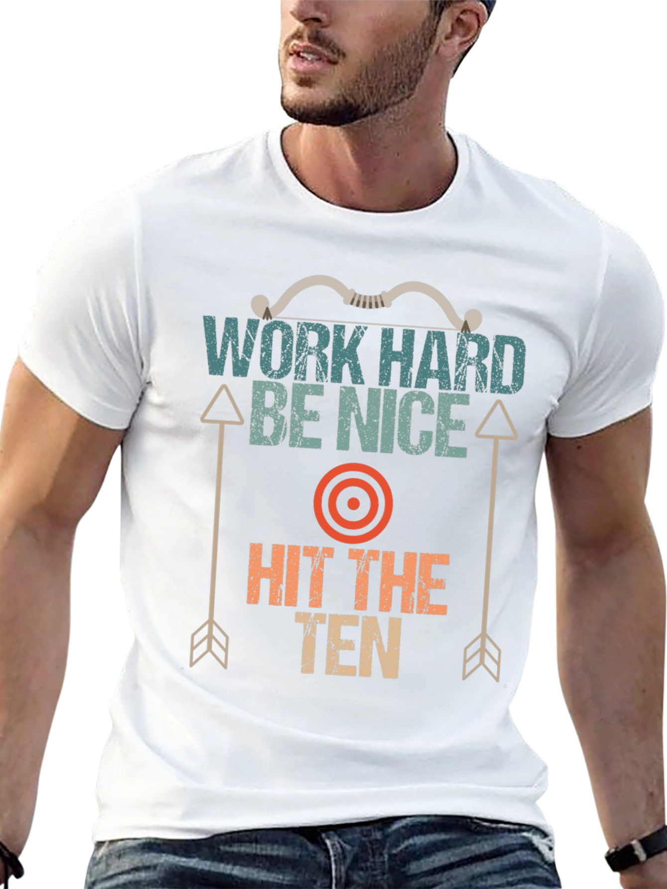 Work Hard Be Nice Archery T-Shirt