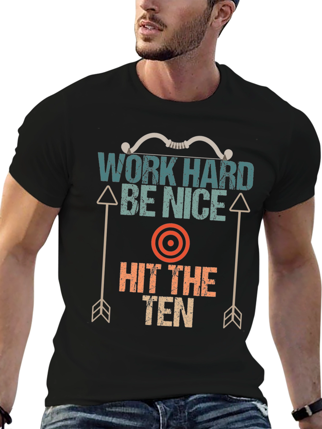 Work Hard Be Nice Archery T-Shirt