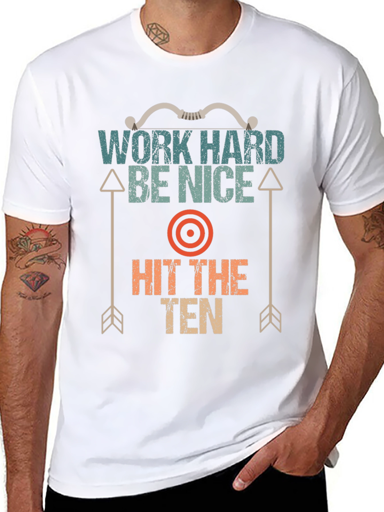 Work Hard Be Nice Archery T-Shirt