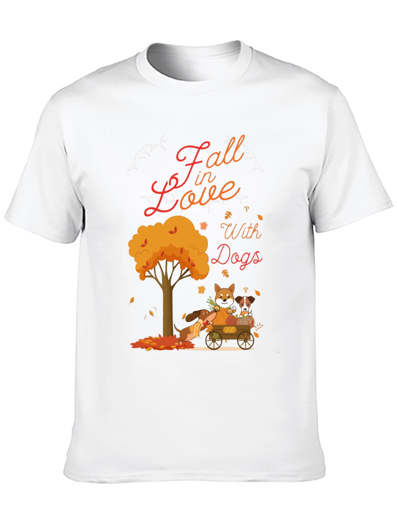 Fall In Love With Dogs T-Shirt