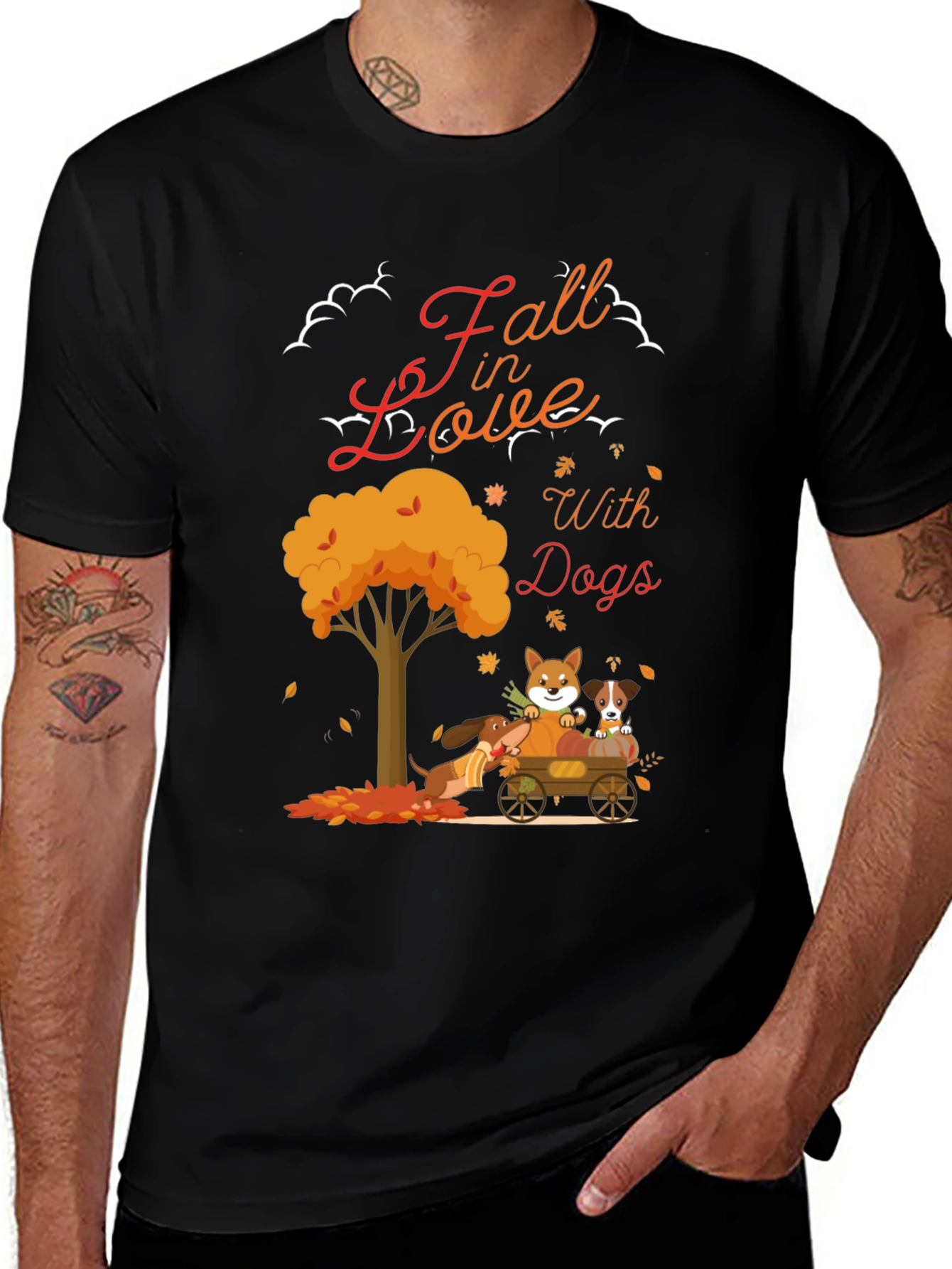 Fall In Love With Dogs T-Shirt