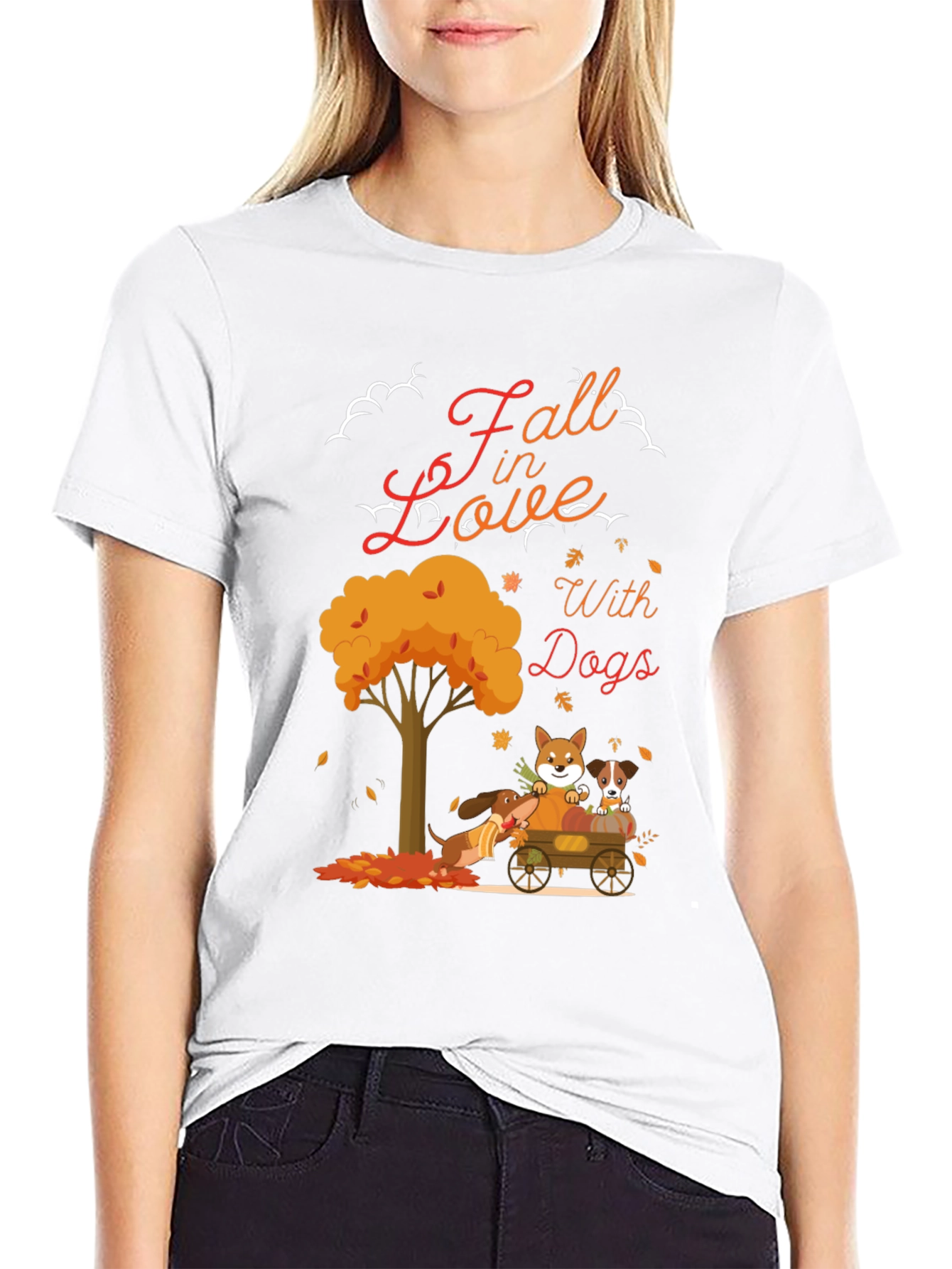 Fall In Love With Dogs T-Shirt