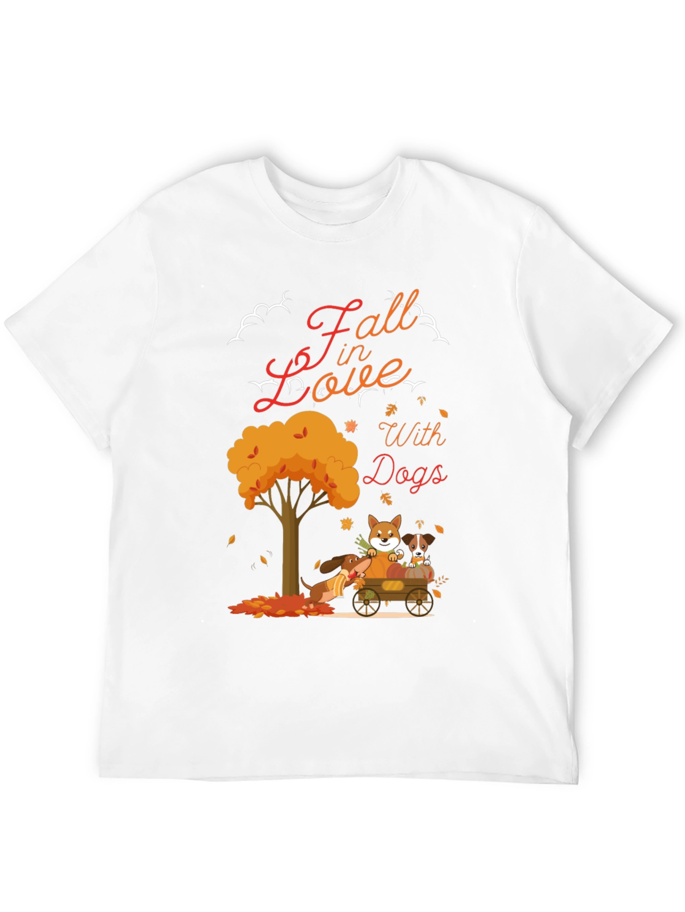 Fall In Love With Dogs T-Shirt
