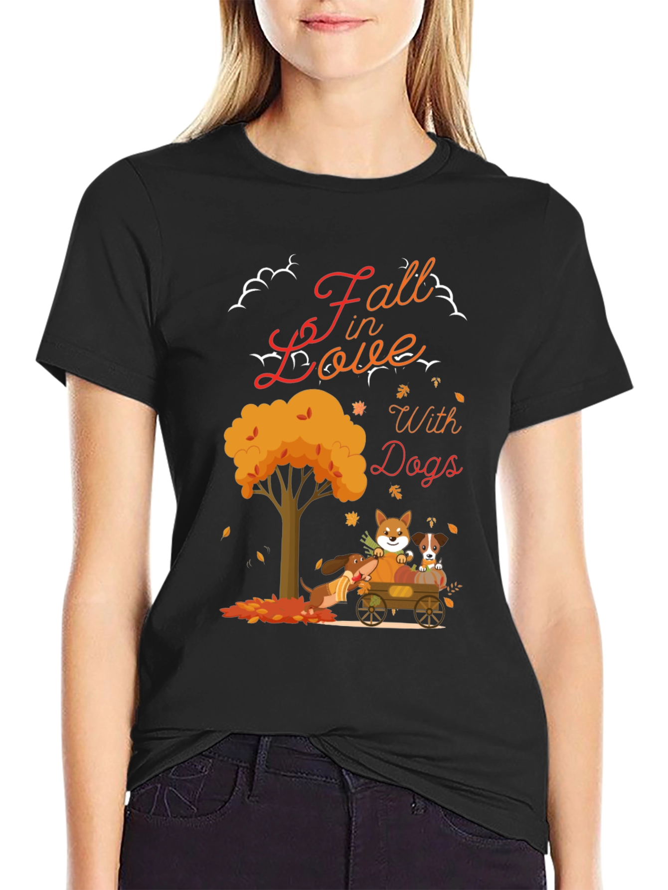 Fall In Love With Dogs T-Shirt