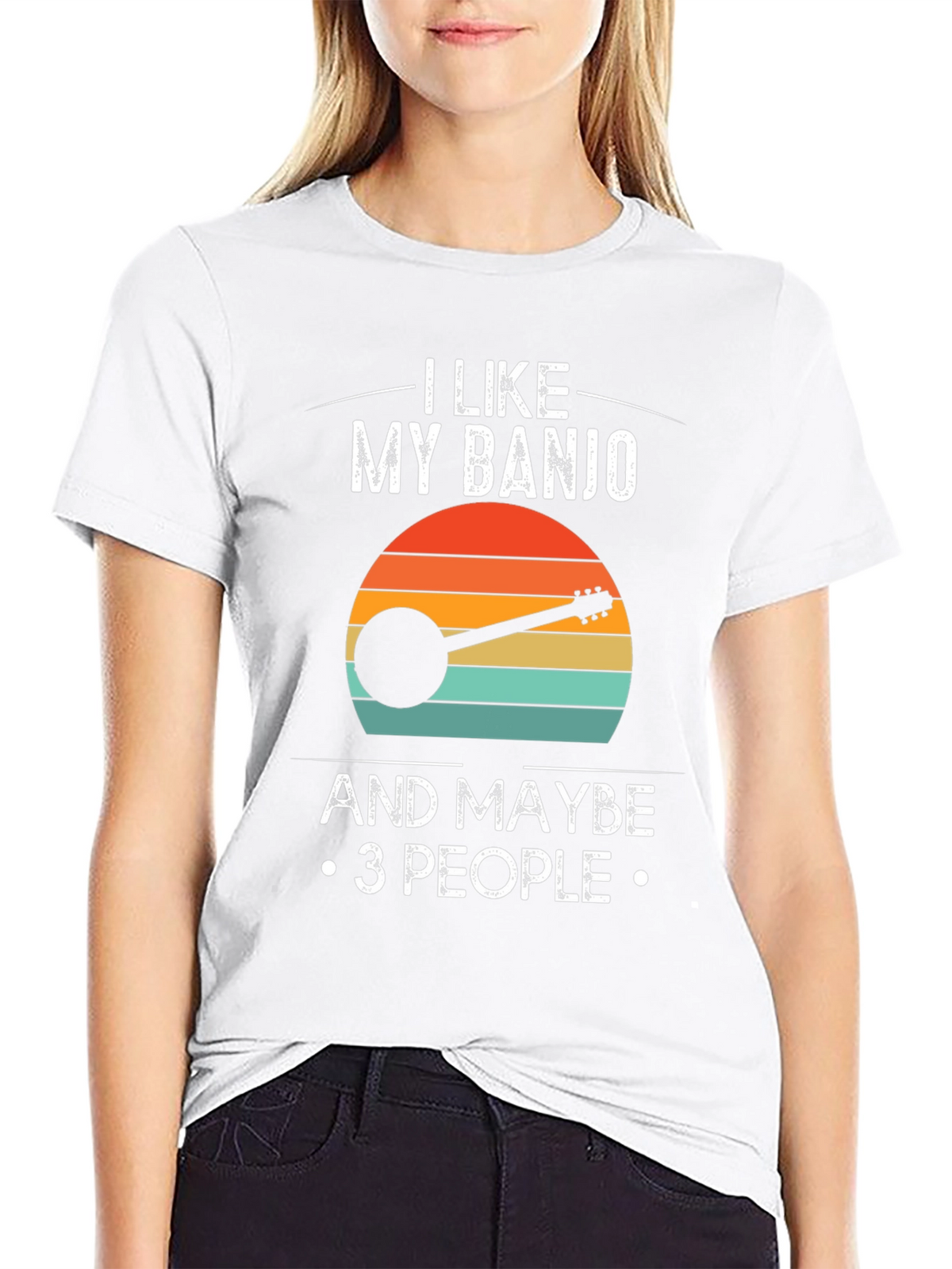 I Like My Banjo and Maybe 3 People T-Shirt