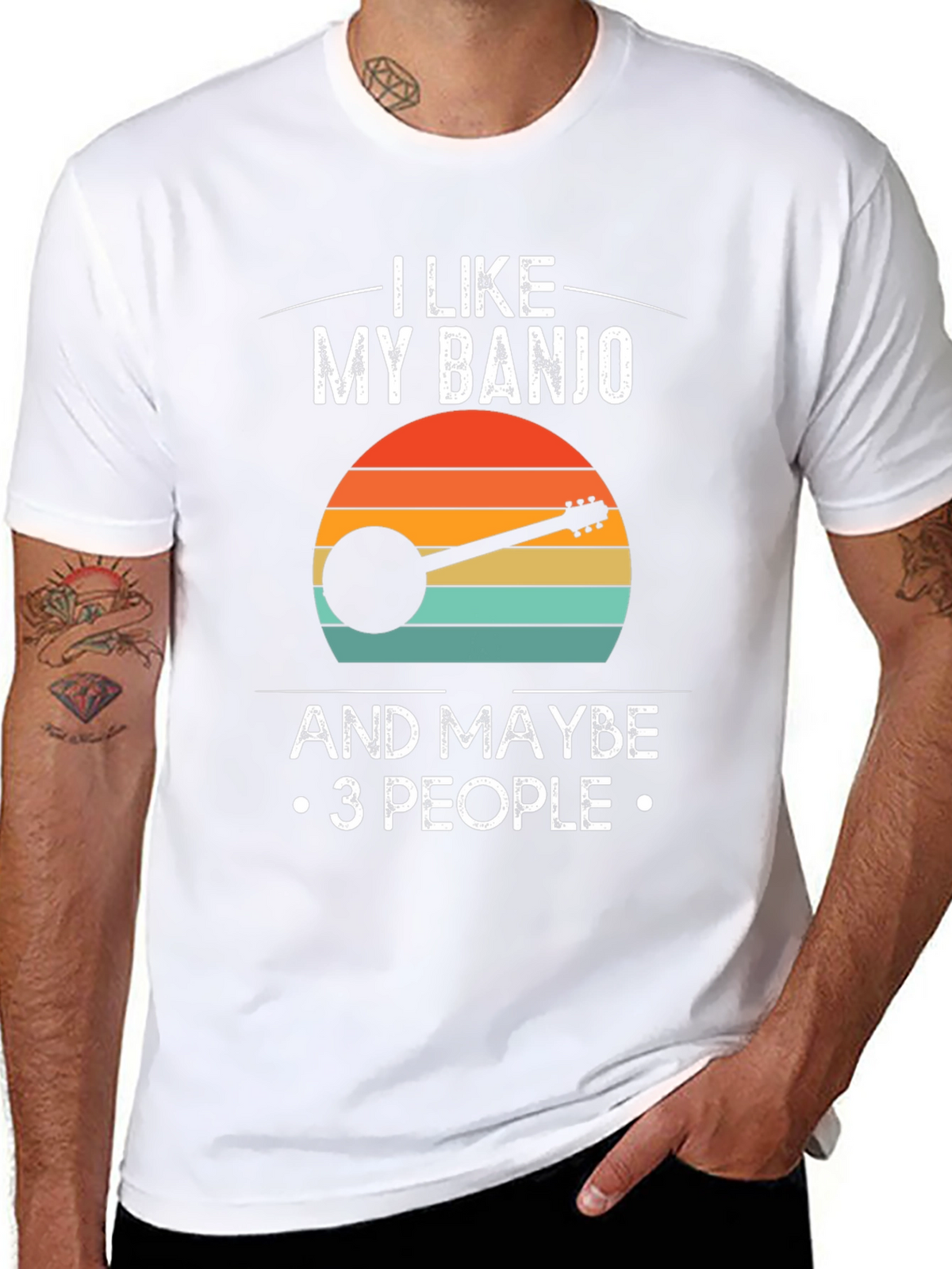 I Like My Banjo and Maybe 3 People T-Shirt