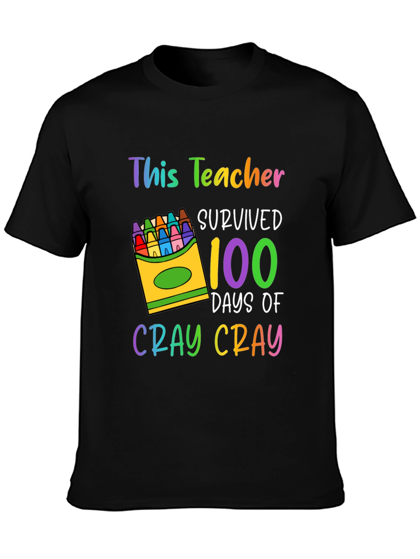Teacher Survived 100 Days T-Shirt