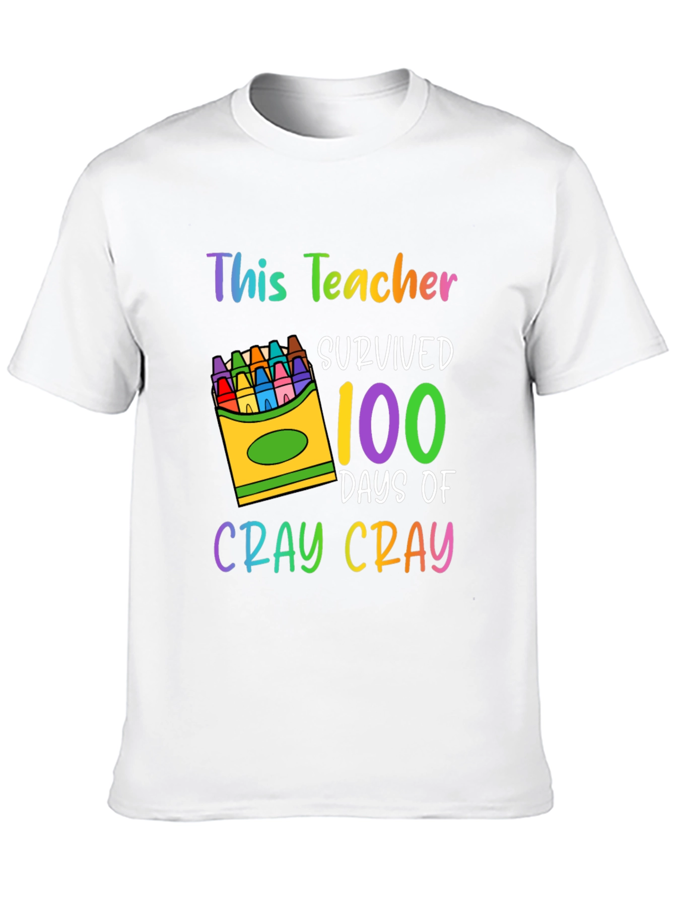 Teacher Survived 100 Days T-Shirt