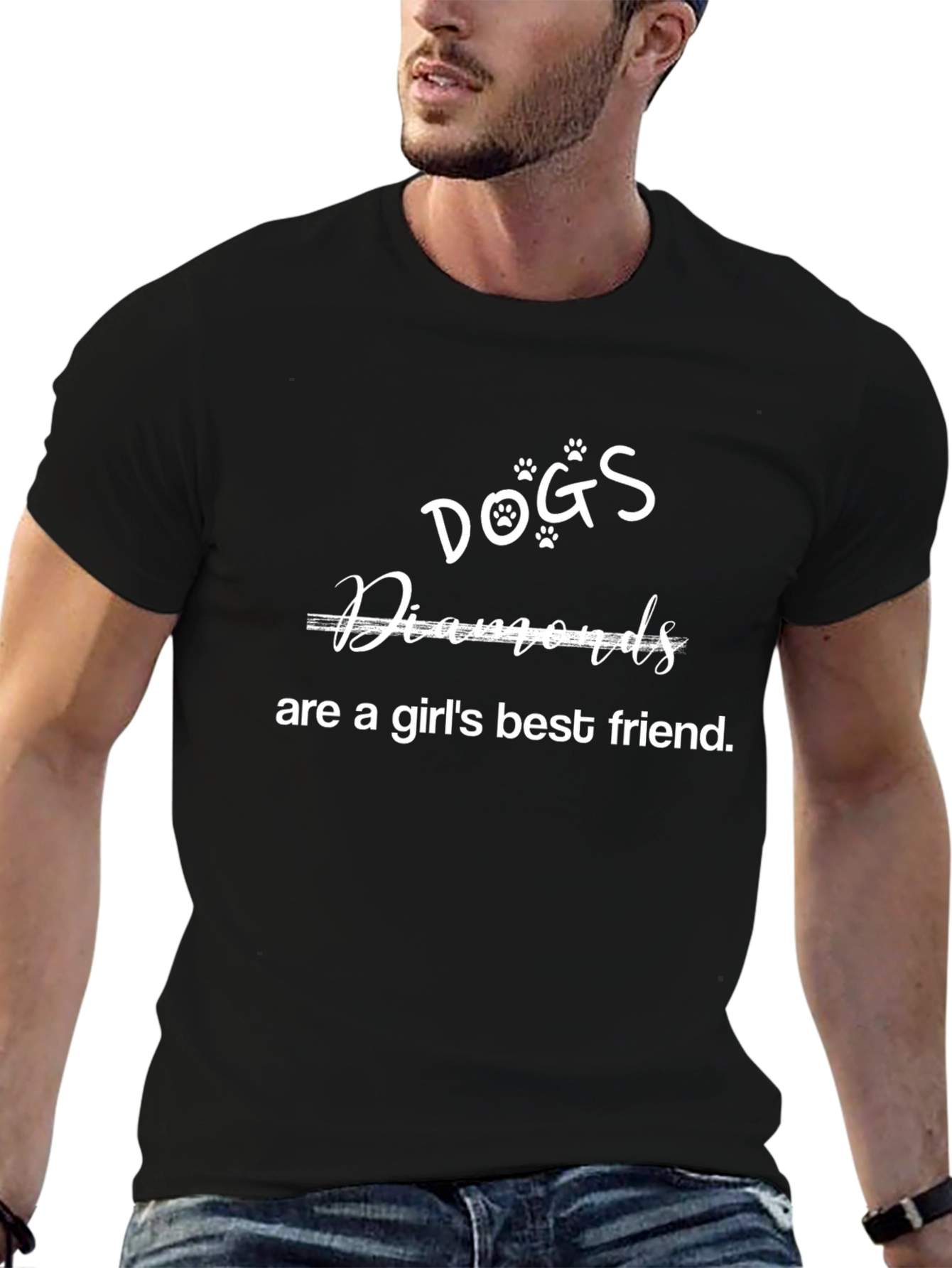 Dogs Are a Girls Best Friend Graphic Tee