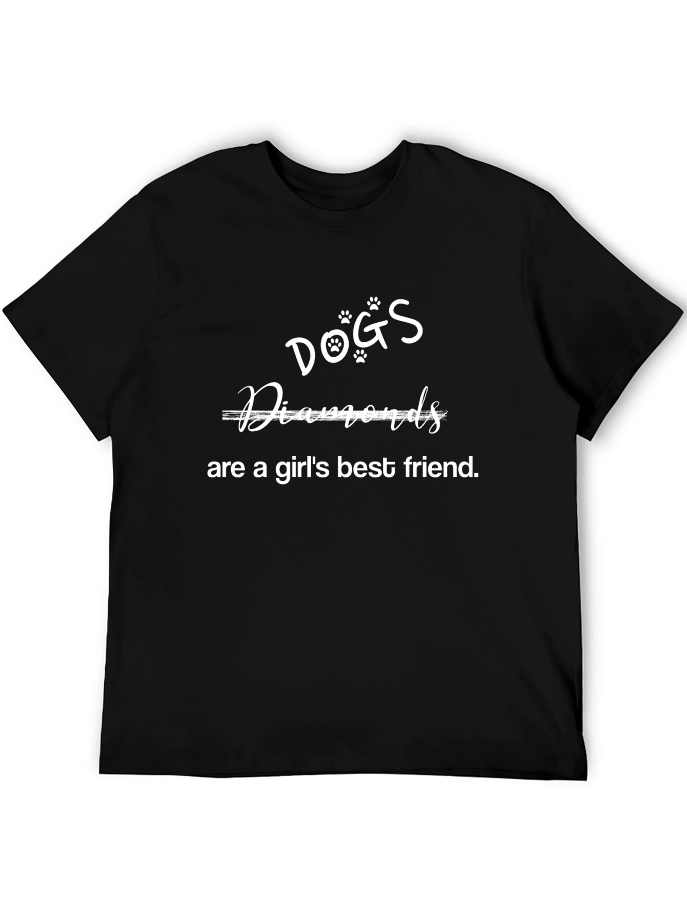 Dogs Are a Girls Best Friend Graphic Tee