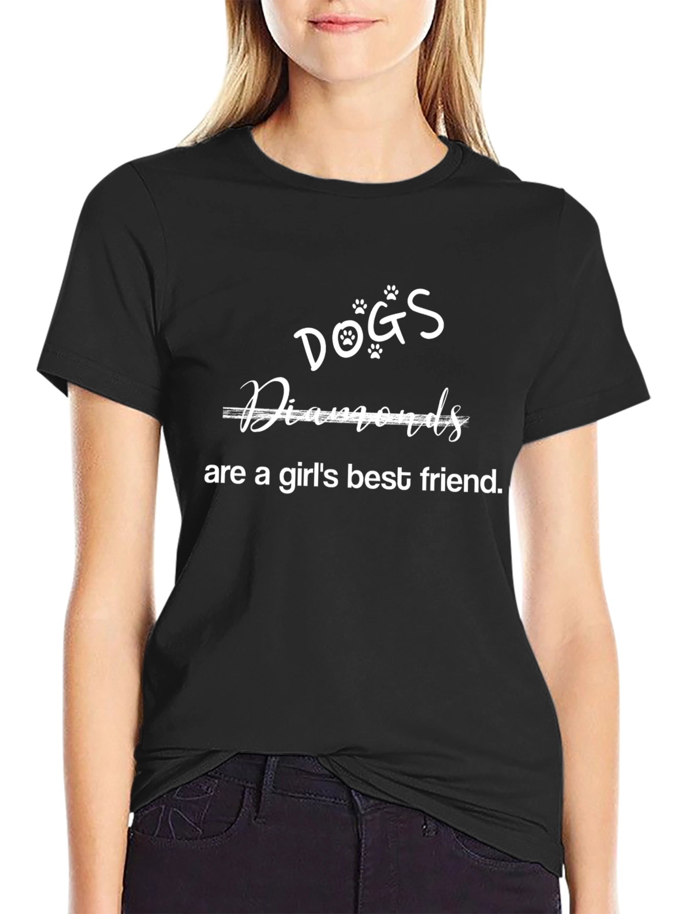 Dogs Are a Girls Best Friend Graphic Tee