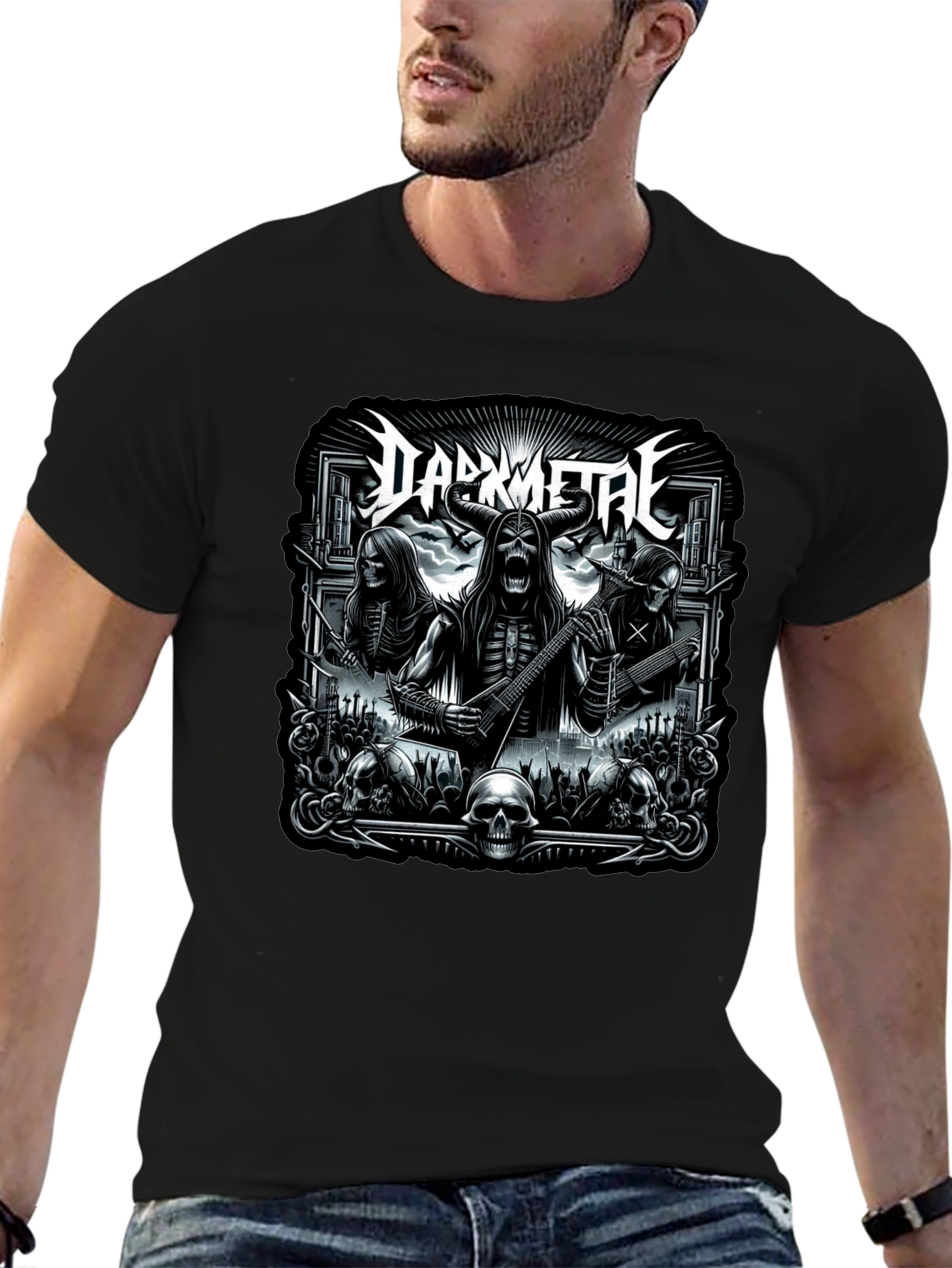 Dark Metal Graphic T-Shirt