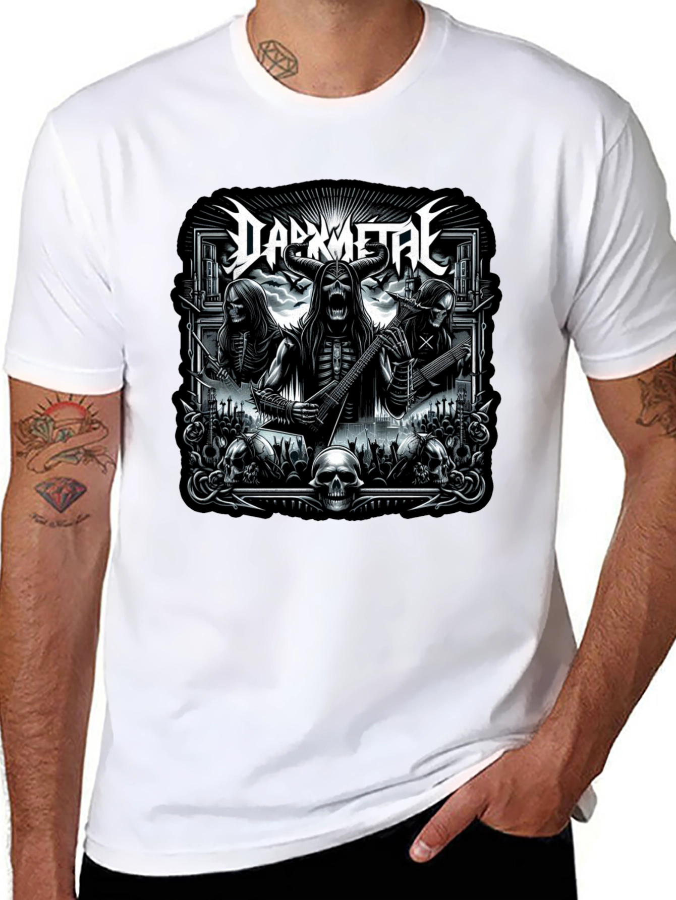 Dark Metal Graphic T-Shirt
