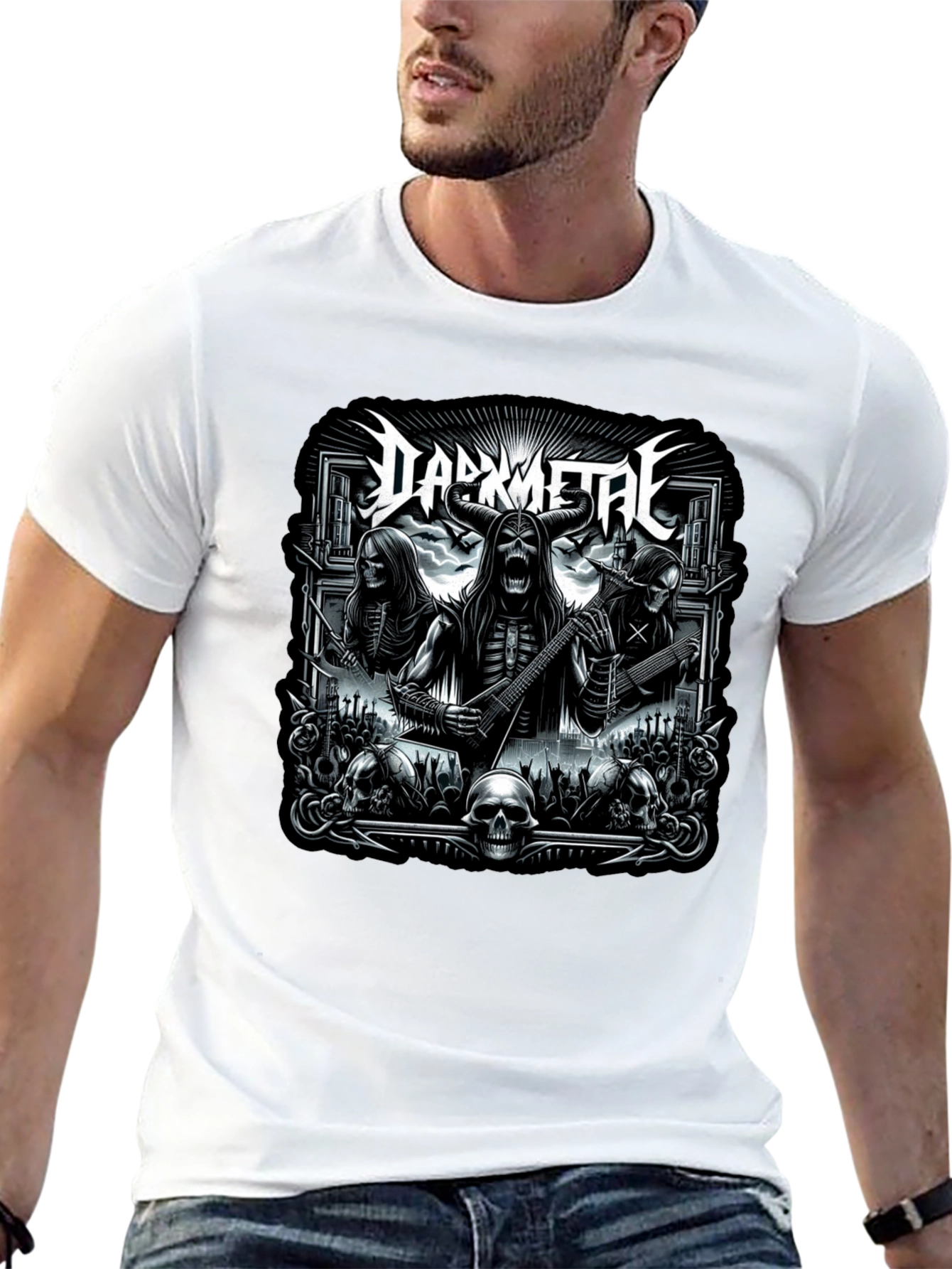 Dark Metal Graphic T-Shirt