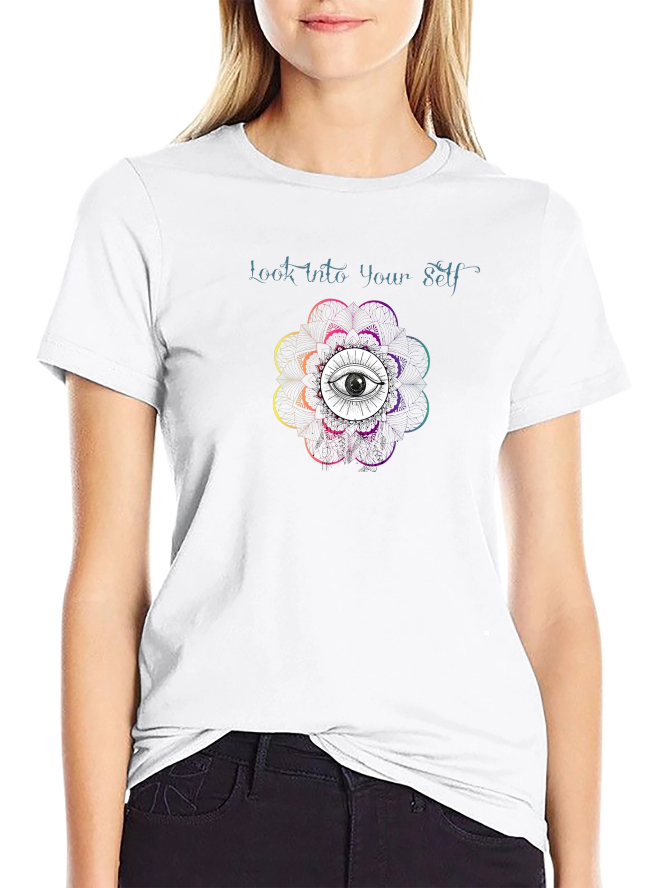 Mystic Eye Mandala Graphic Tee - Look Into Yourself