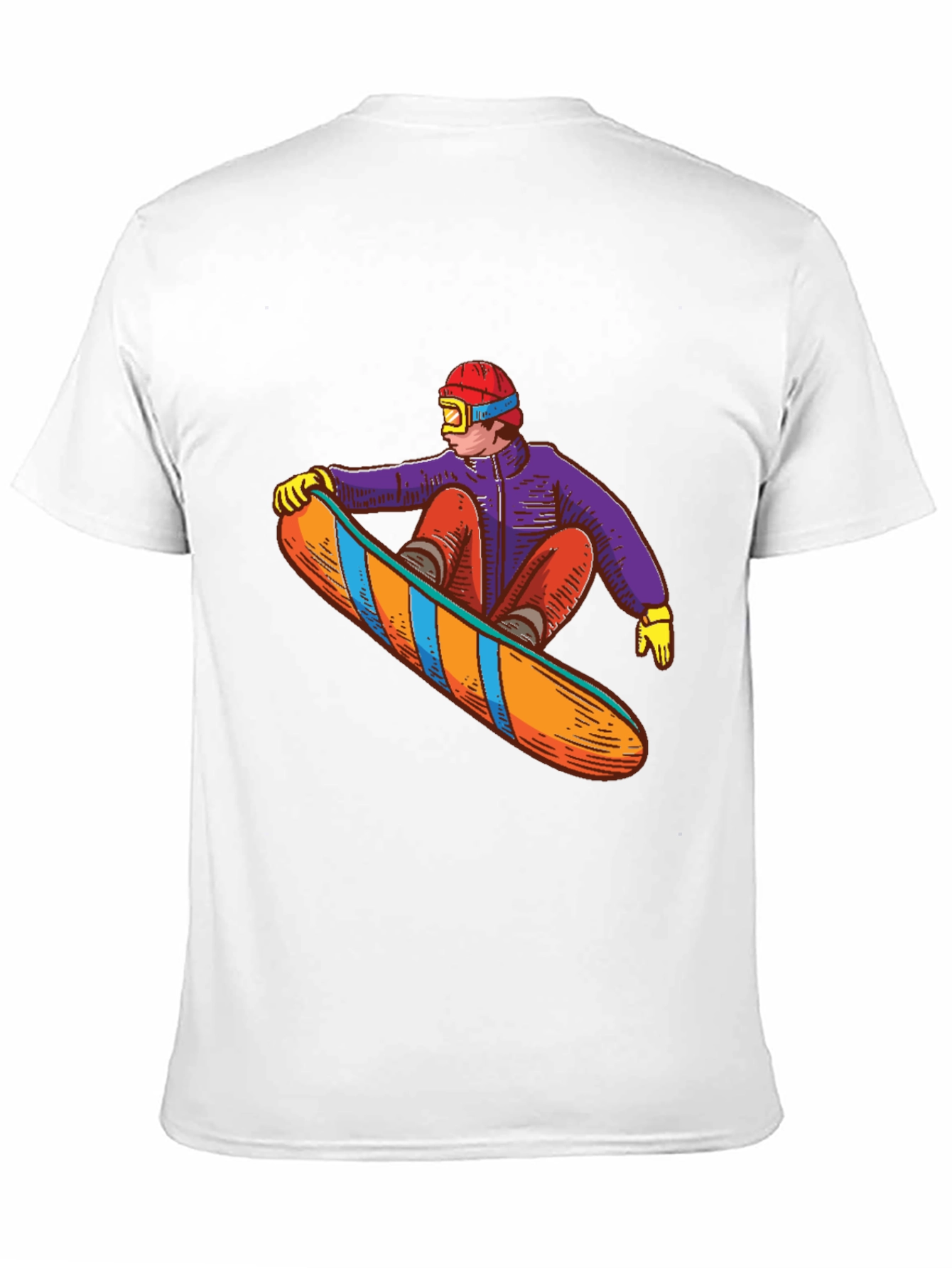 Snowboarder Graphic Tee - Stylish Black T-Shirt