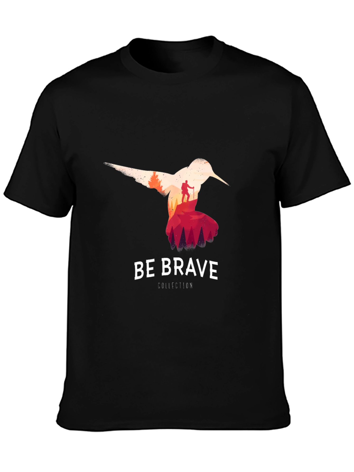 Be Brave Hummingbird Graphic T-Shirt