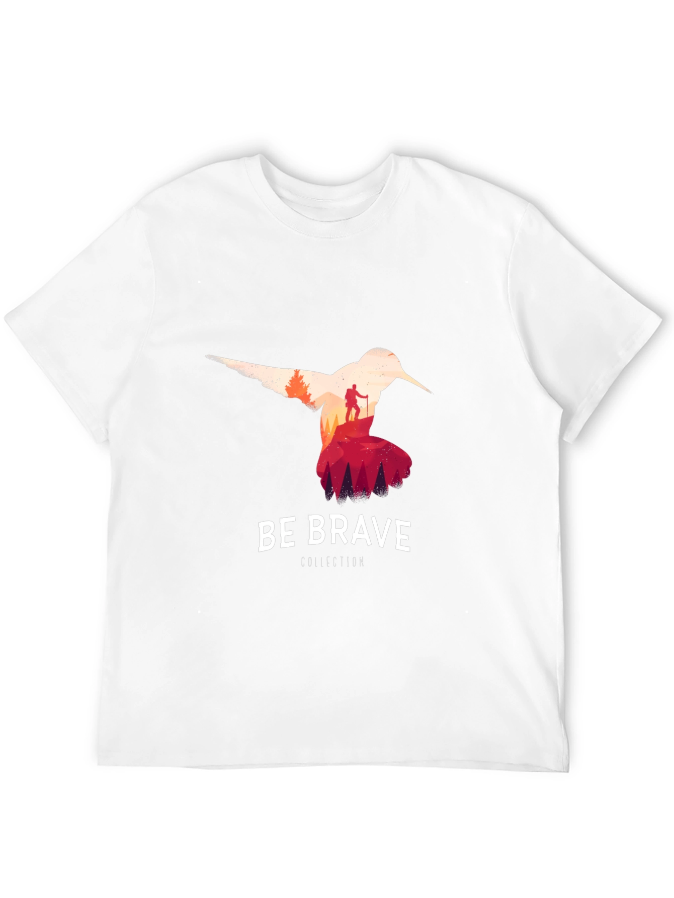 Be Brave Hummingbird Graphic T-Shirt