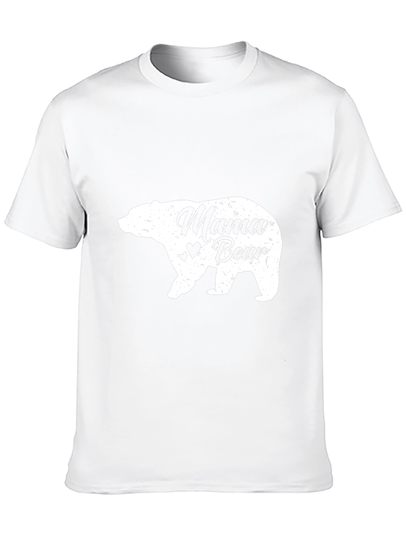 Mama Bear Graphic Tee - Black Cotton T-Shirt