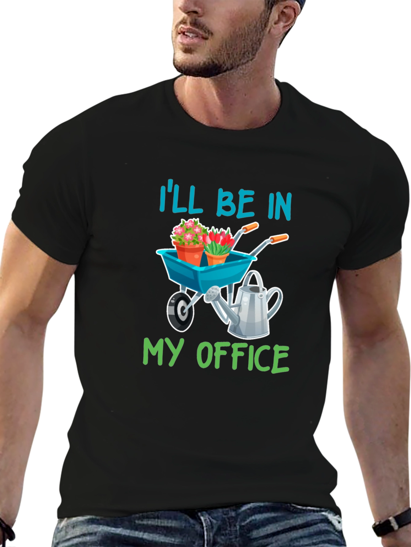 Gardeners Tee: Ill Be In My Office Garden Shirt