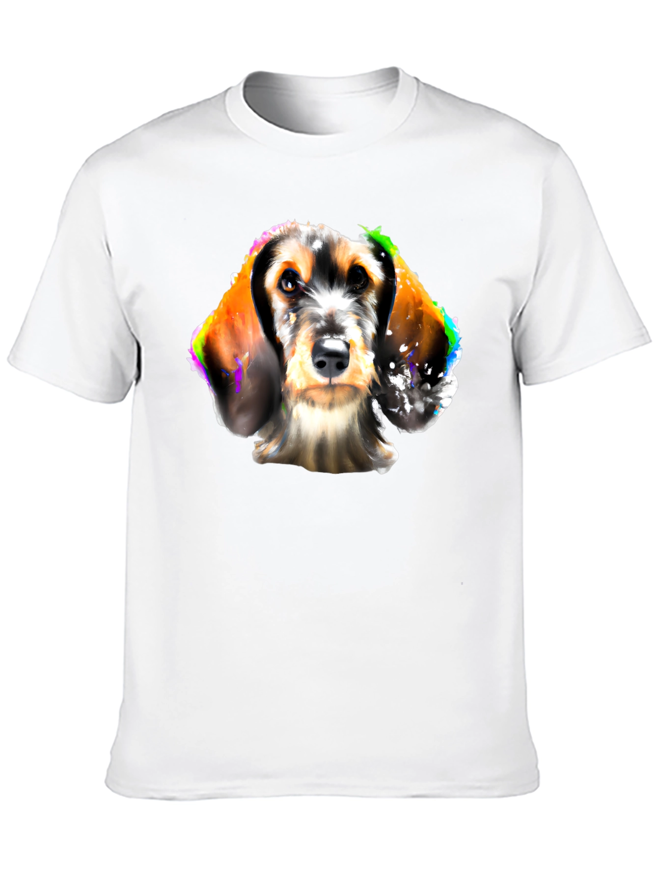 Dog Art Black T-Shirt
