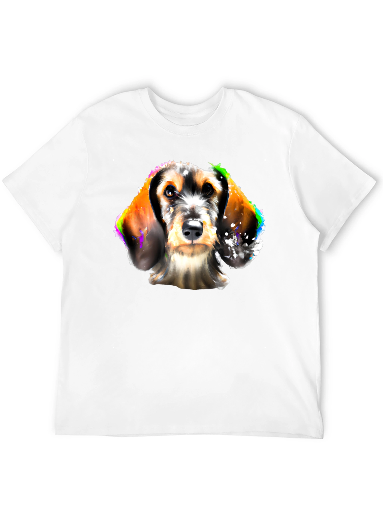 Dog Art Black T-Shirt