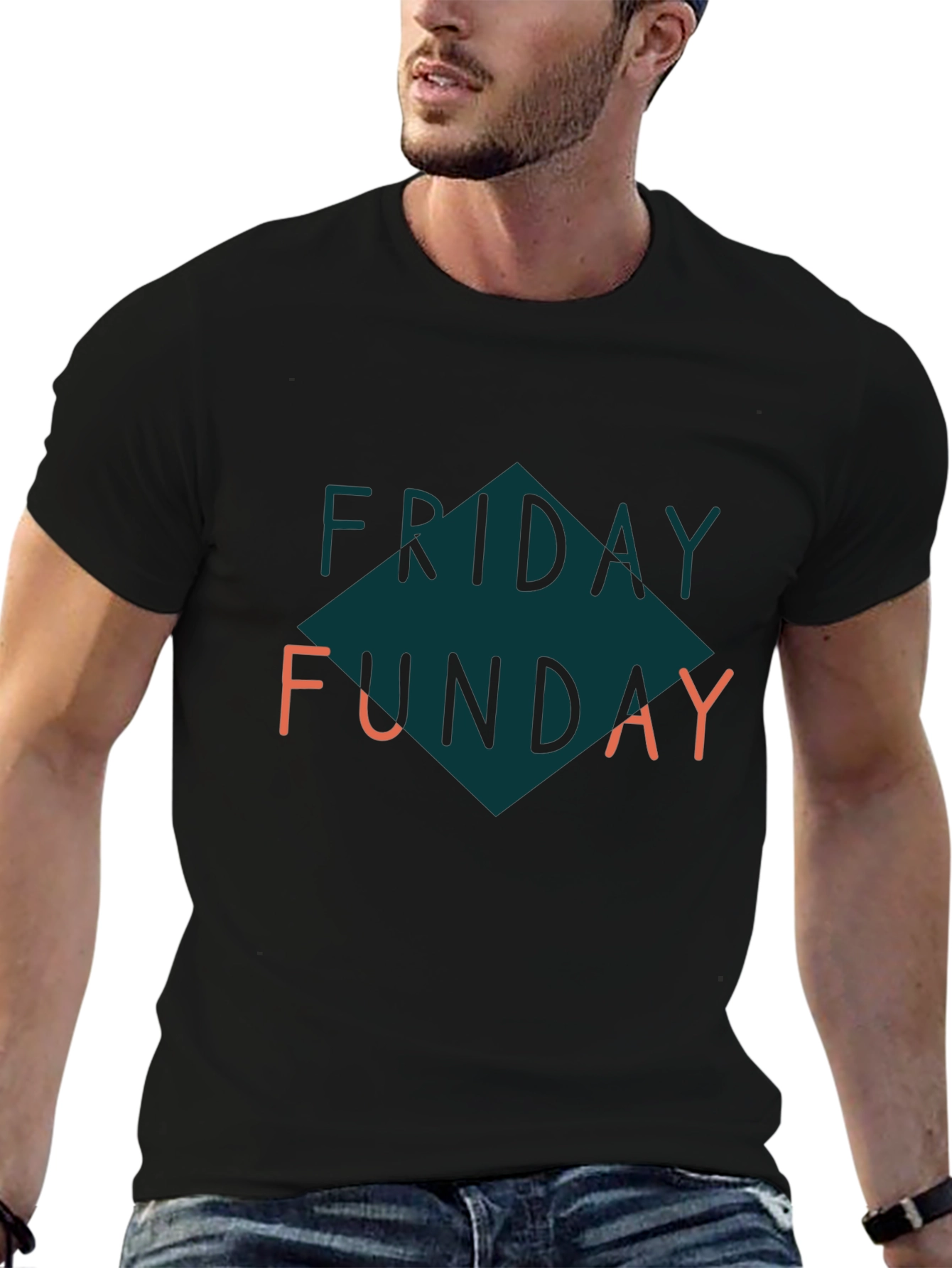 Friday Funday Graphic Tee - Black