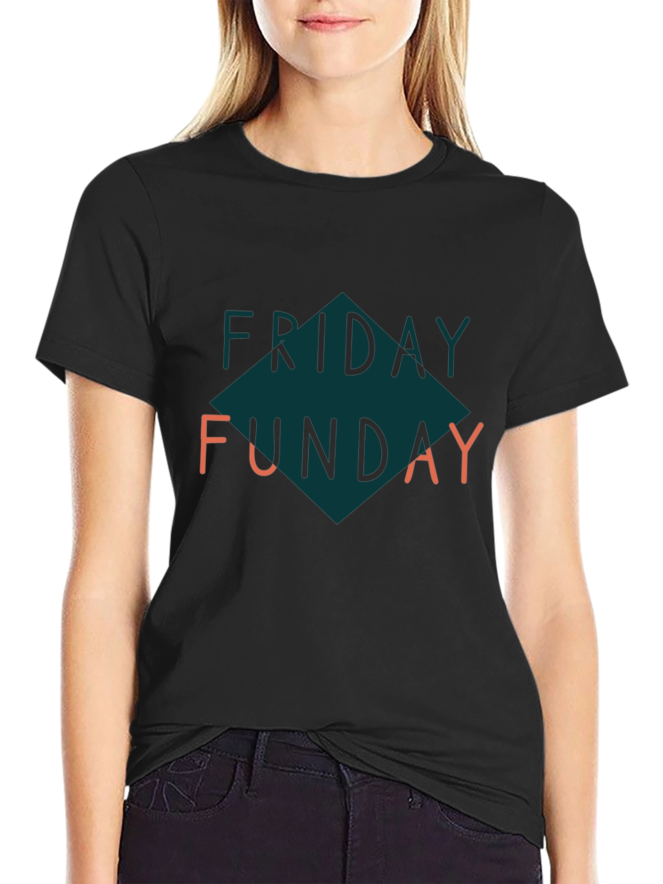 Friday Funday Graphic Tee - Black