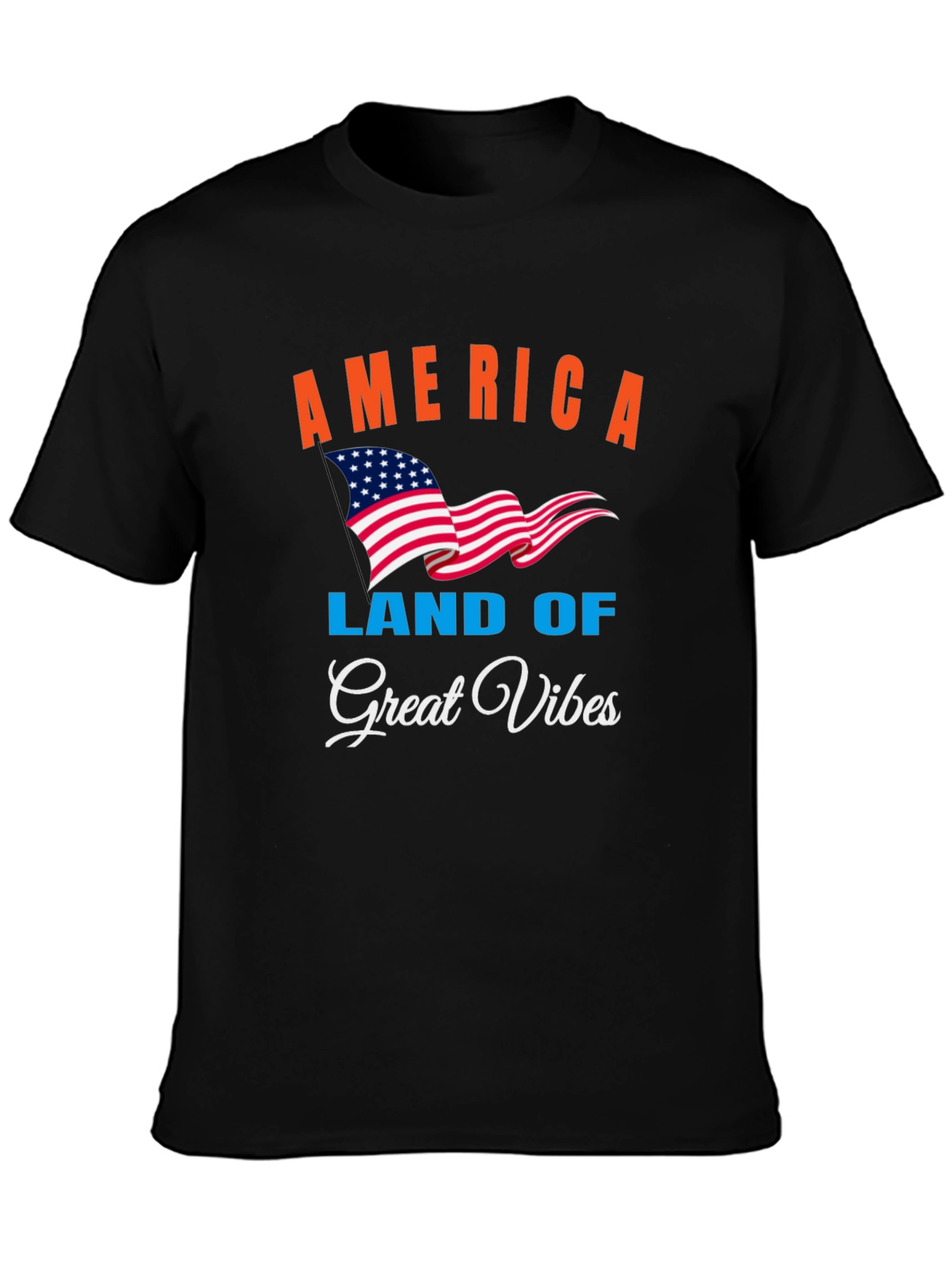 America Land of Great Vibes T-Shirt