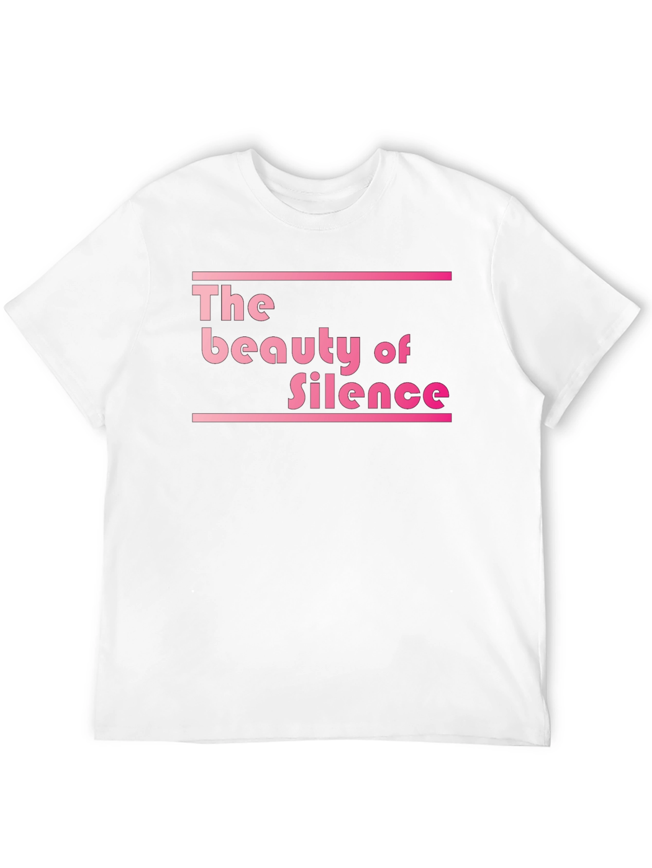 The Beauty of Silence Black Graphic Tee