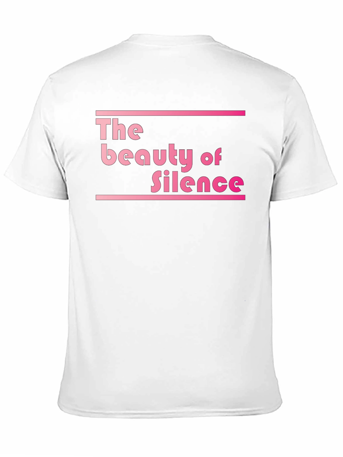 The Beauty of Silence Black Graphic Tee