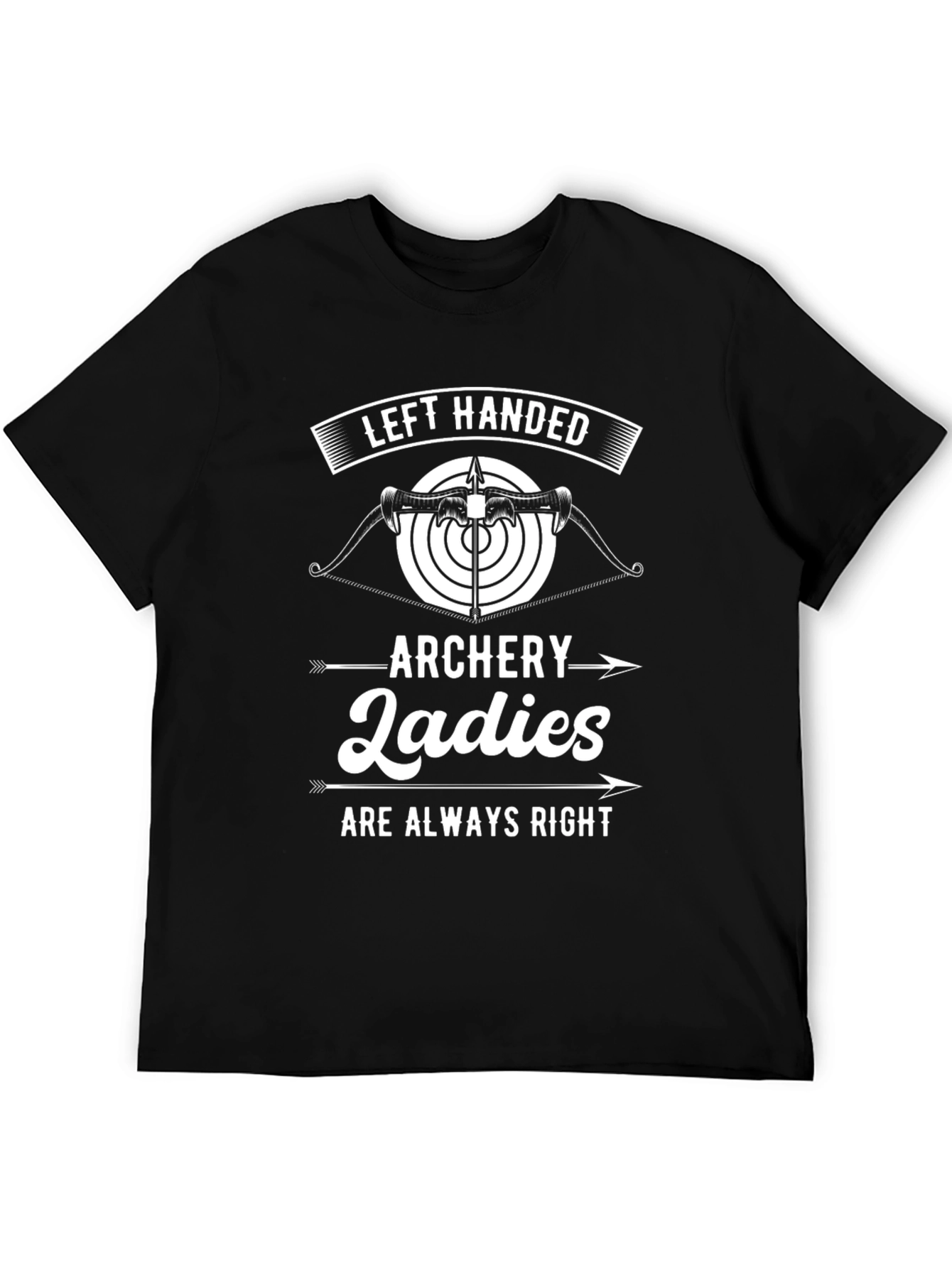 Left Handed Archery Ladies T-Shirt