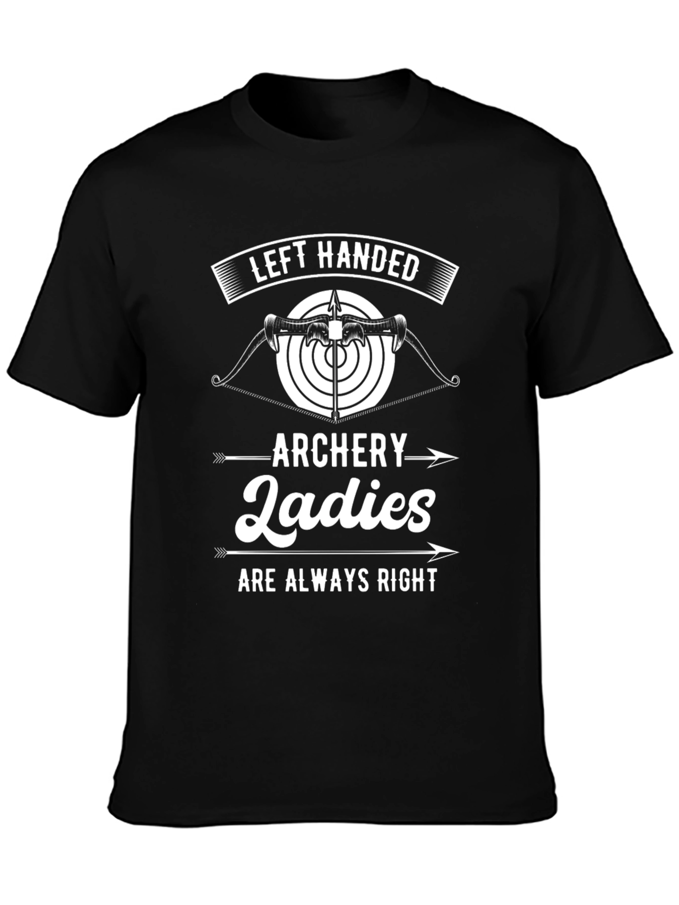 Left Handed Archery Ladies T-Shirt