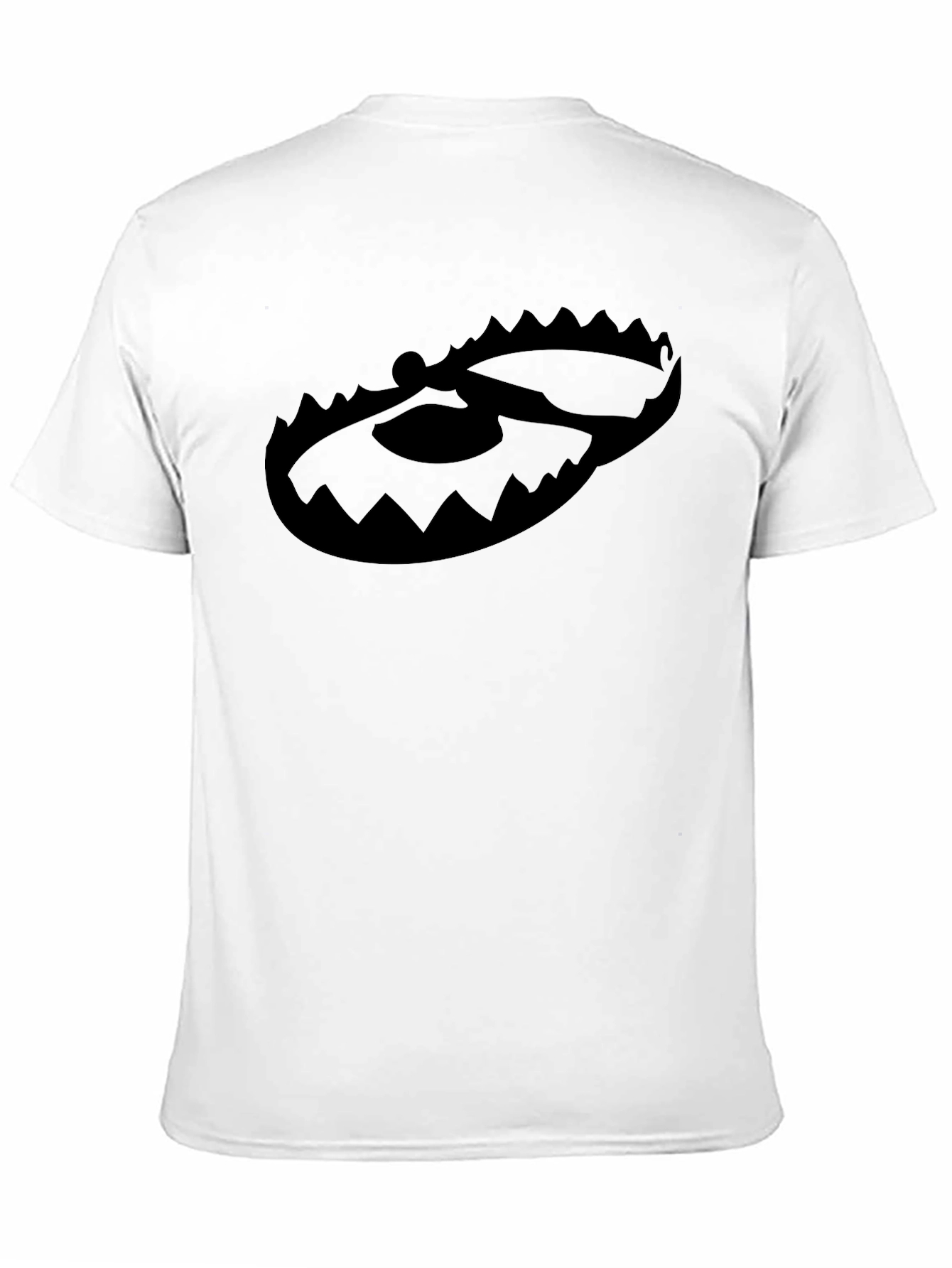 Black Graphic Tee - Bear Trap Design