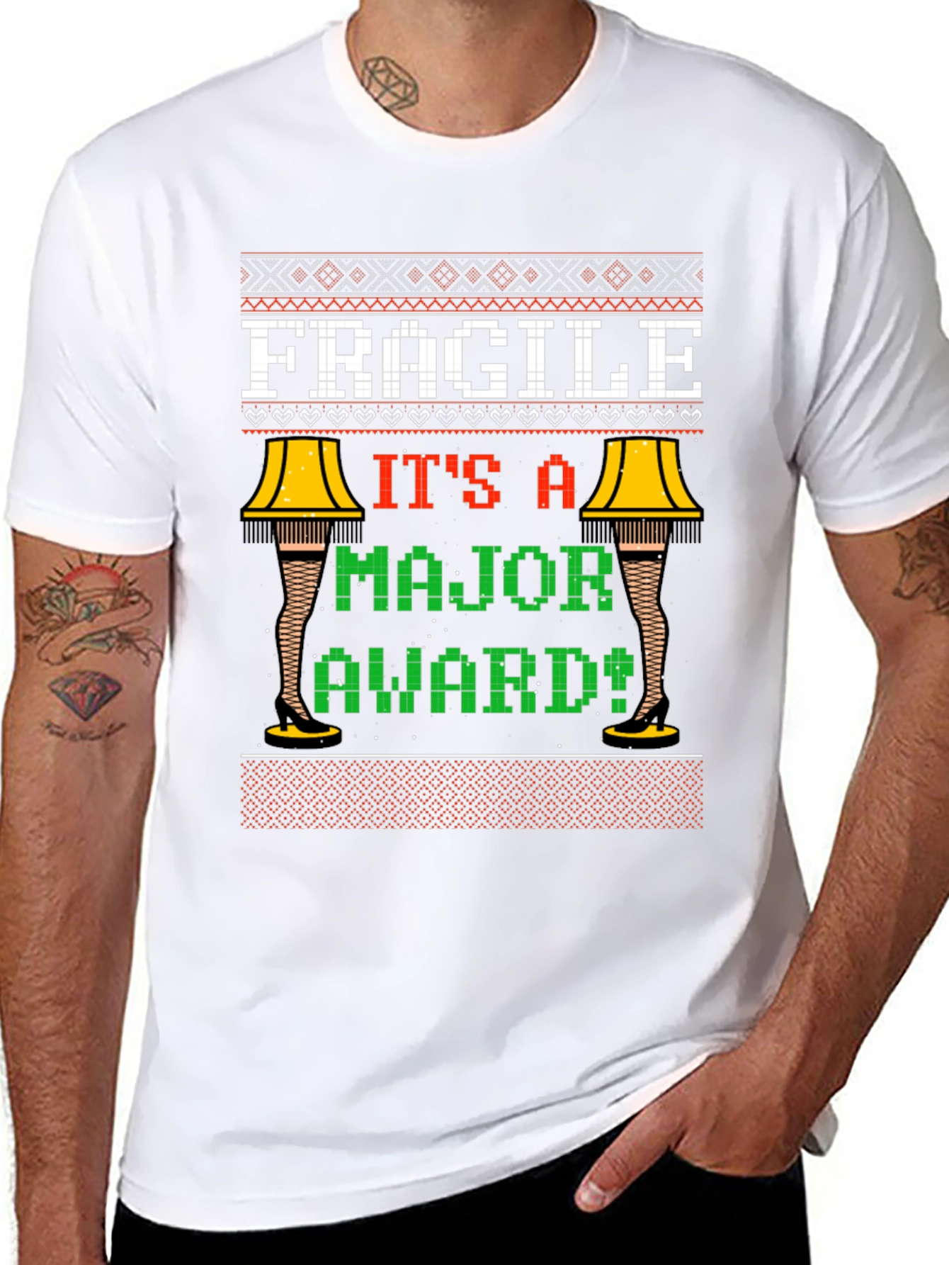Fragile Major Award Christmas T-Shirt