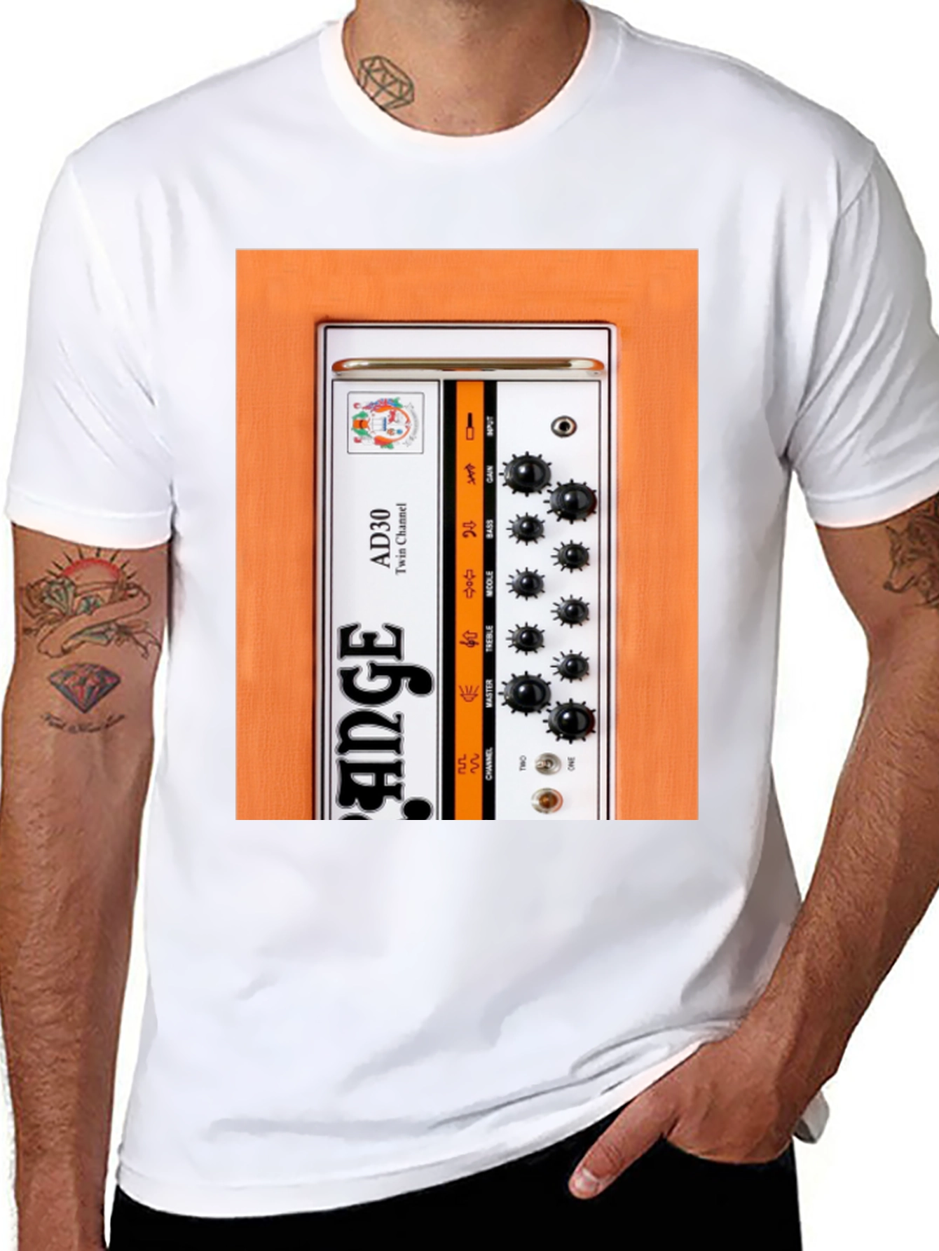 Orange AD30 Twin Channel T-Shirt